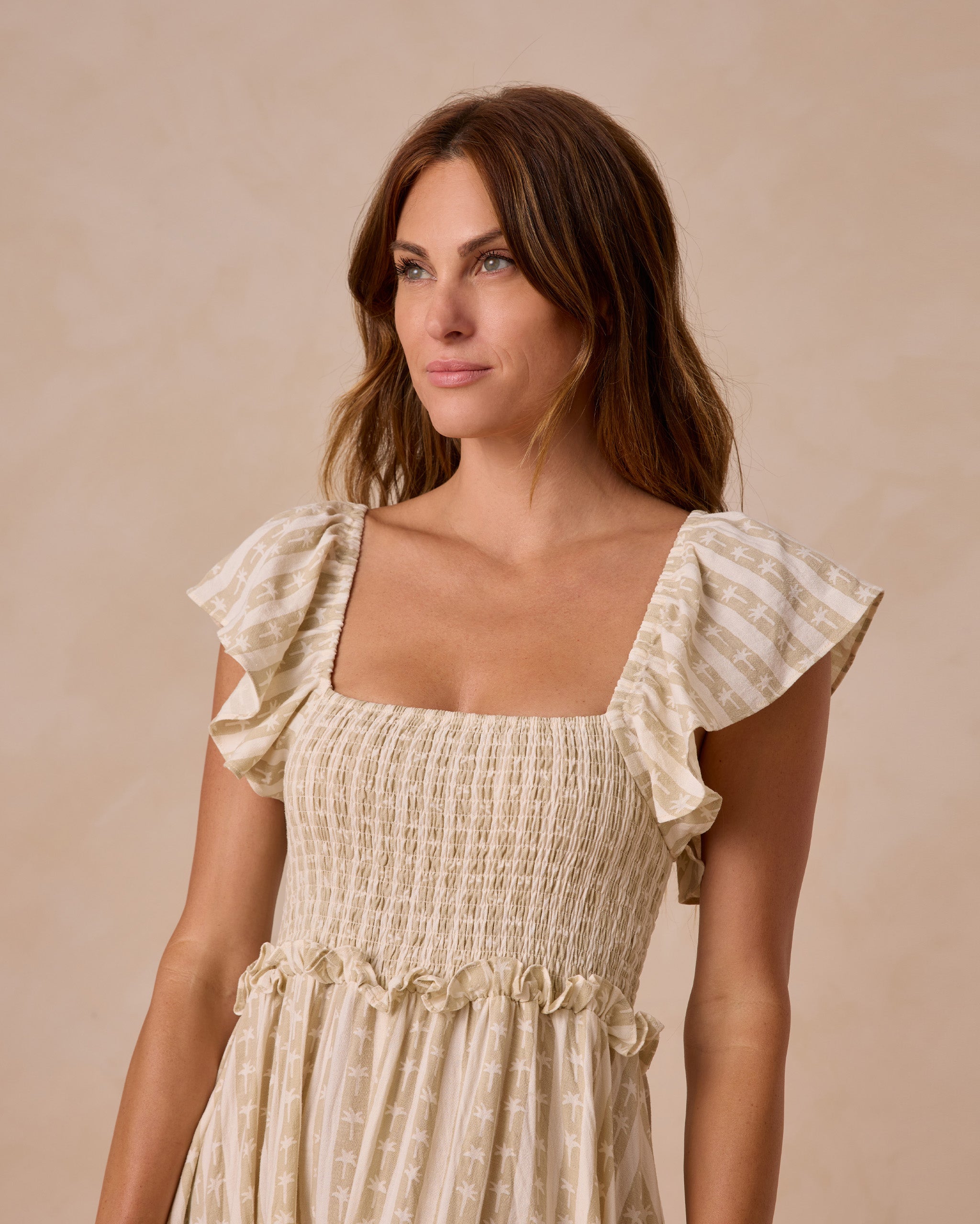  Francesca Dress | Palm Stripe、mySite、layawaytickets