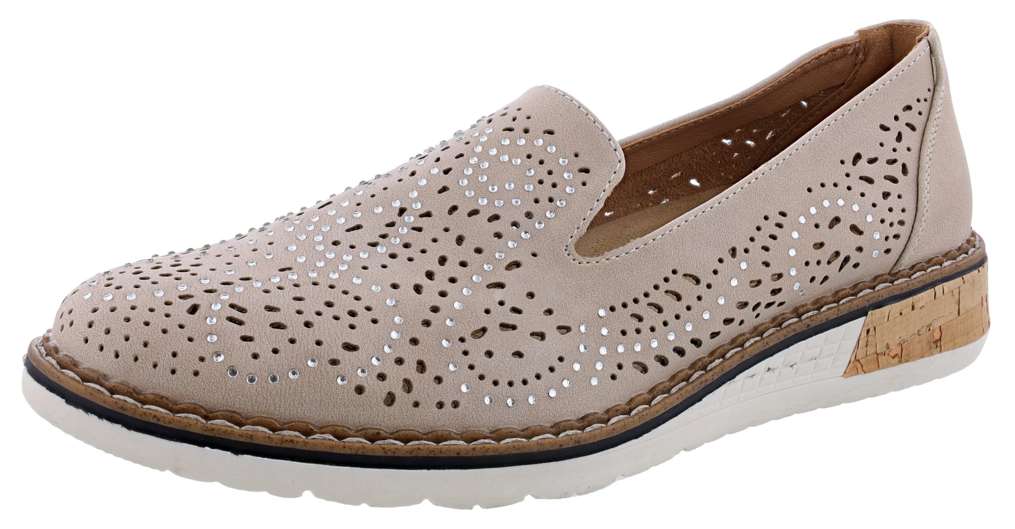 Patrizia Geva Bedazzled Slip On Shoes、mySite、dreamappss