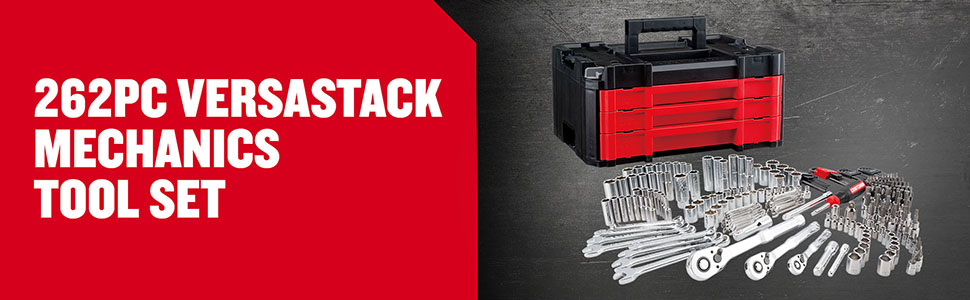 262 PIECE VERSASTACK MECHANICS TOOL SET