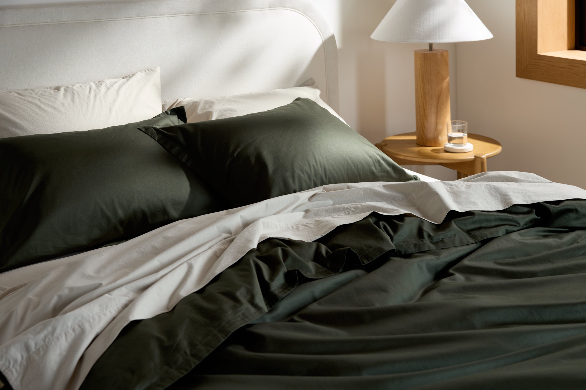  Sateen Duvet Cover Set - Evergreen F/Q、mySite、sugarbowlscore