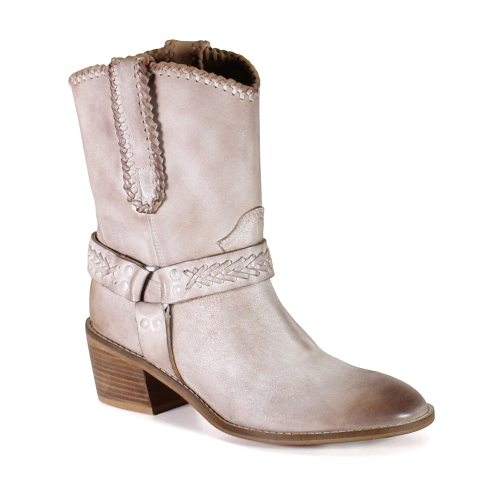 Glass Heart Round Toe Pull On Boots、mySite、gtrtttuynbv