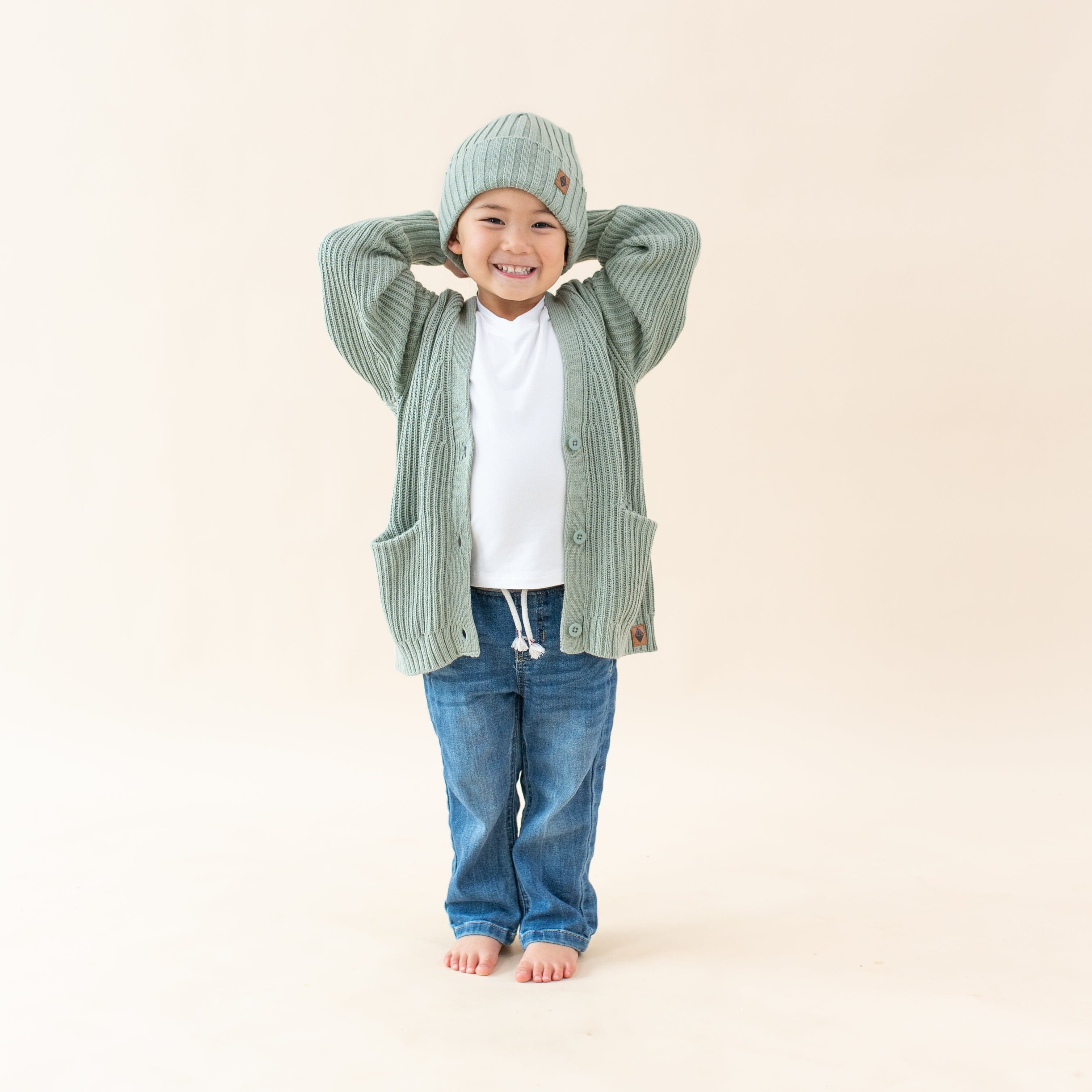  Chunky Knit Oversized Cardigan in Thyme、mySite、layawaytickets