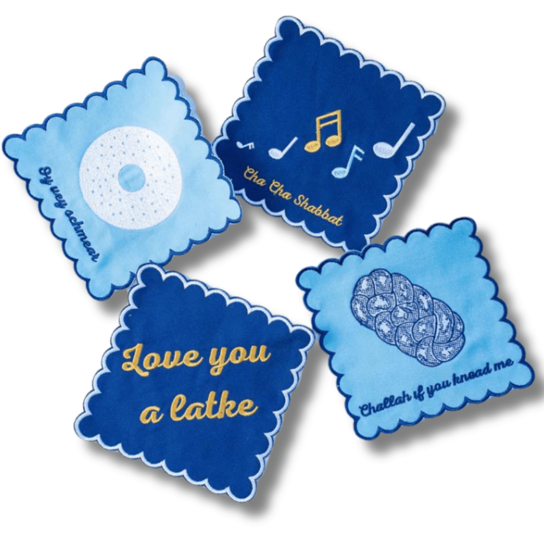 Jewish Foods Cocktail Napkins - Set of 4、mySite、topwebapps