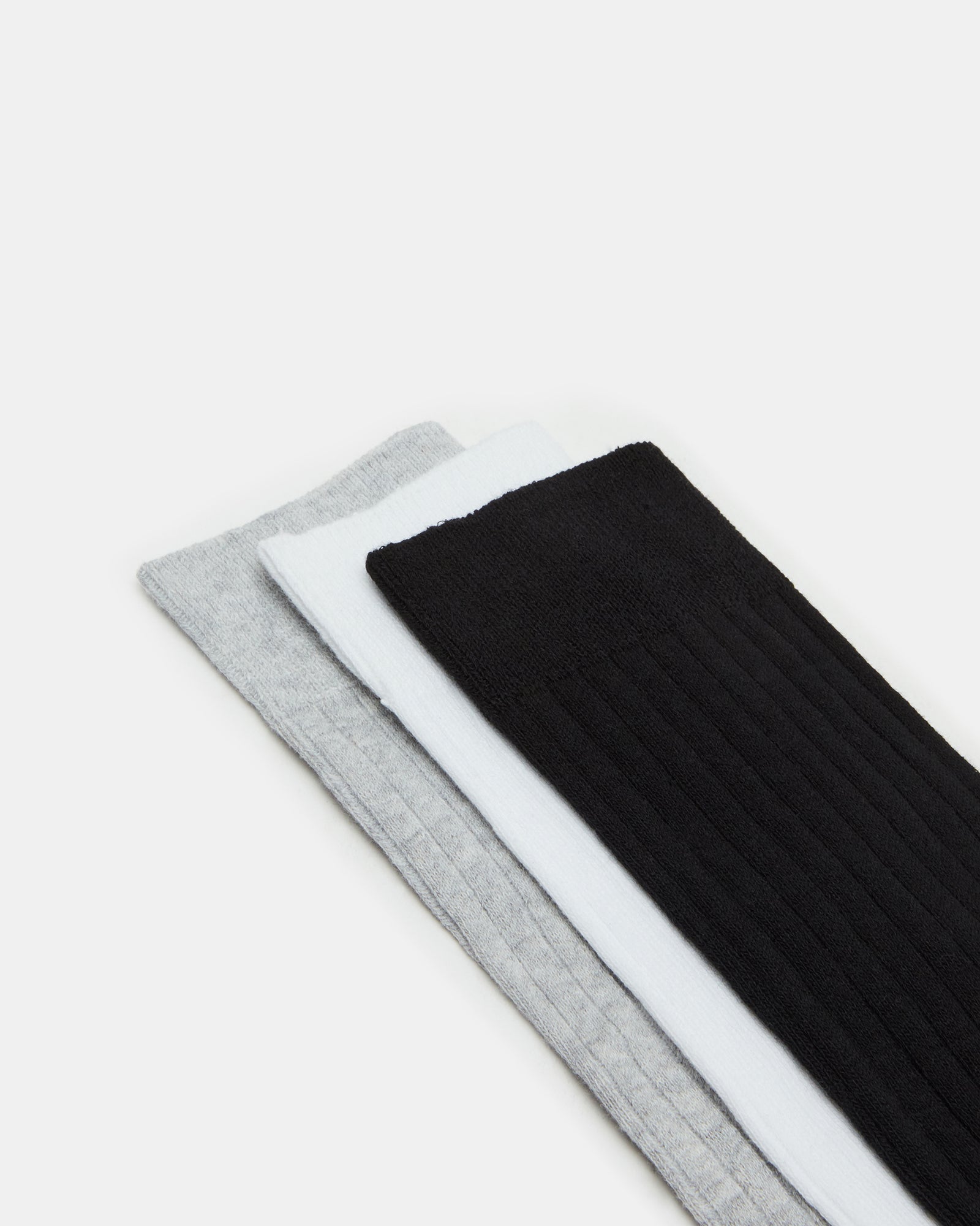 KNEE HIGH SOCKS BLACK MULTI、mySite、gtrtttuynbv