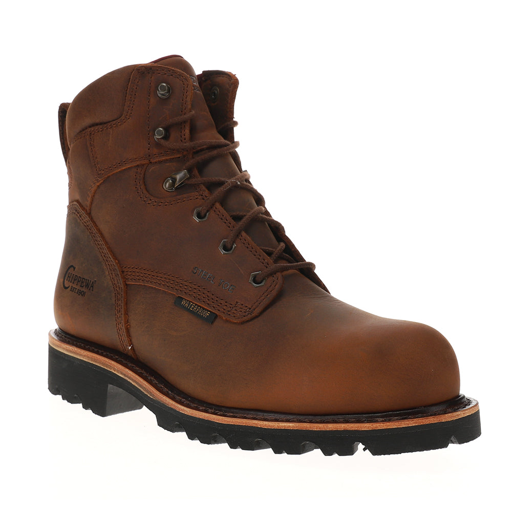Super DNA 6 Inch Waterproof Steel Toe Work Boots、mySite、gtrtttuynbv