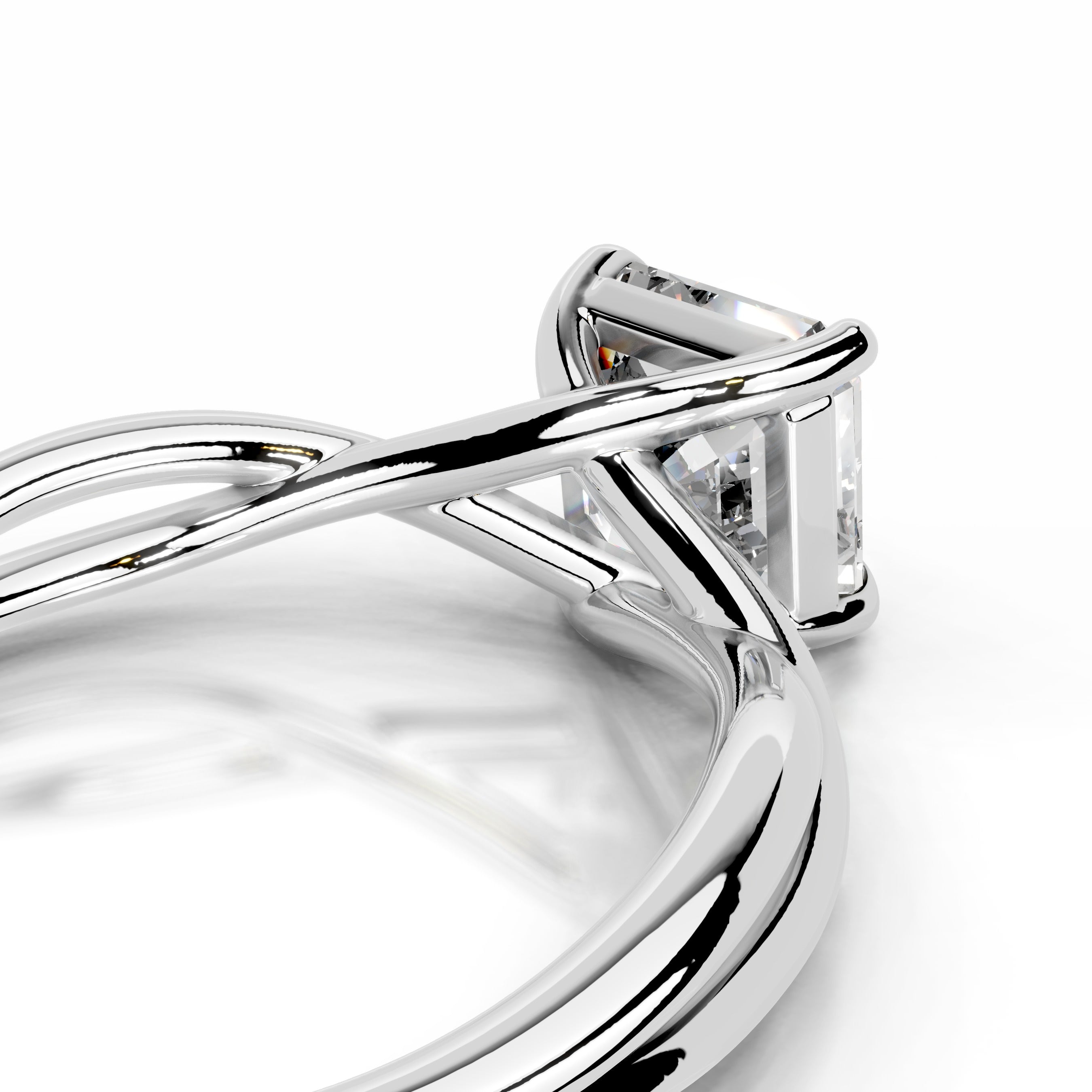 Billie Diamond Engagement Ring - 18K White Gold、mySite、hinf8tx79