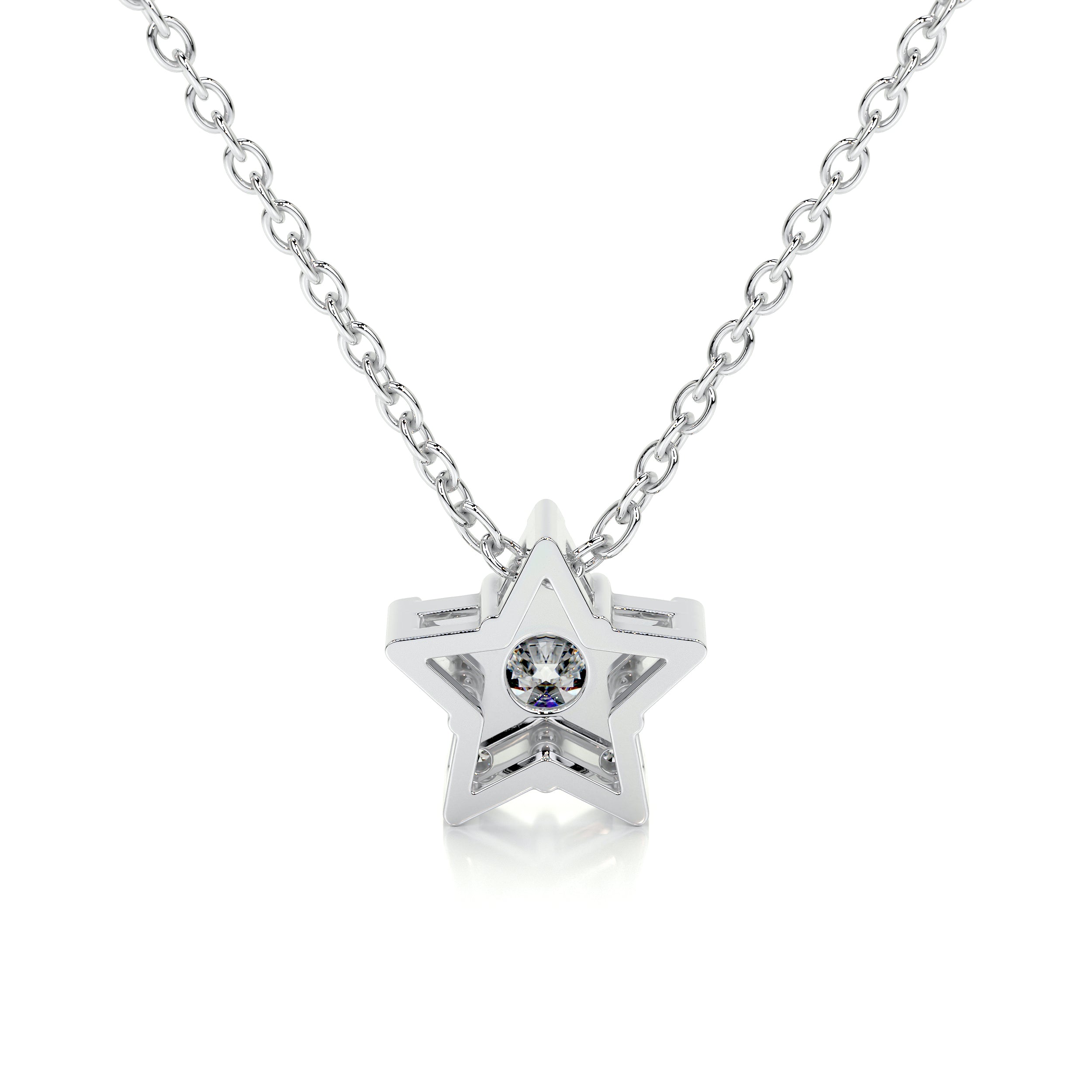 Robbie Diamond Pendant (0.30 Carat) -18K White Gold、mySite、hinf8tx79