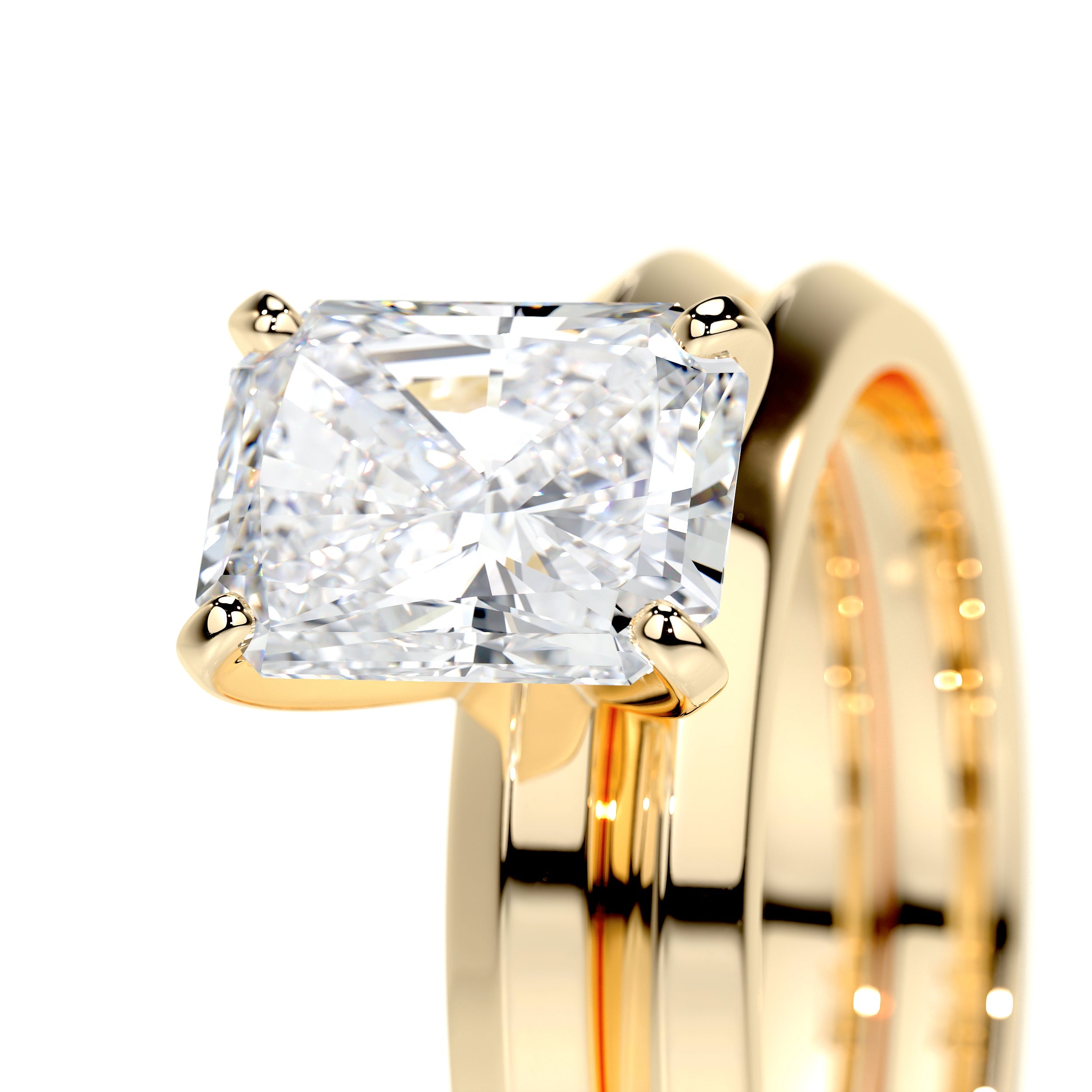 Carolina Lab Grown Diamond Bridal Set -18K Yellow Gold、mySite、hinf8tx79