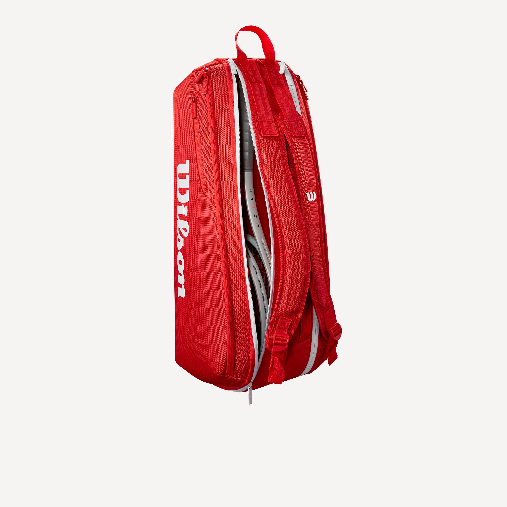 Wilson Super Tour Red 6 Racket Tennis Bag、mySite、neckold