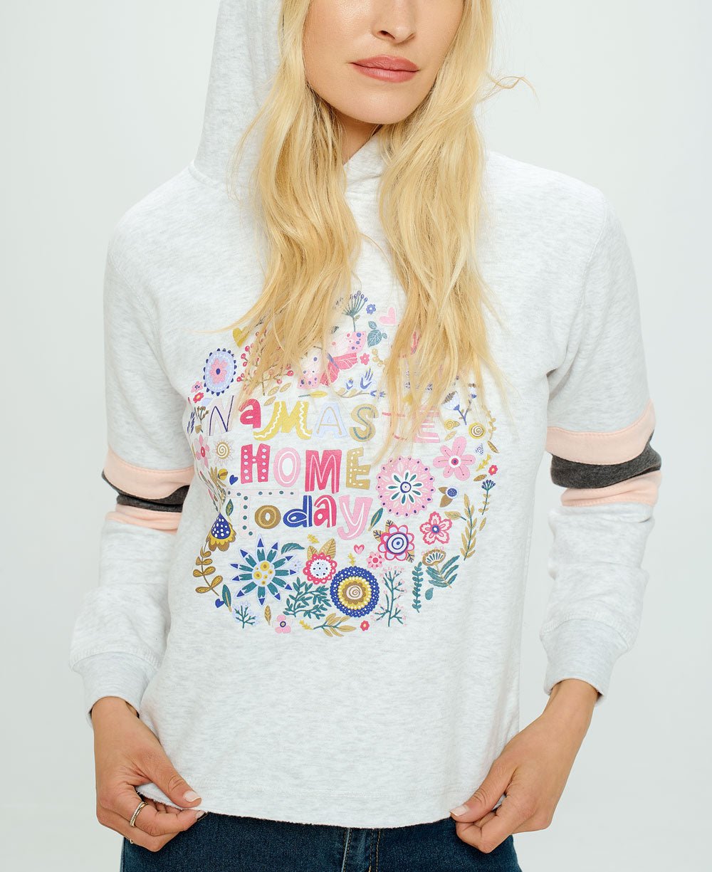 Namaste Home Today Women's Fleece Hooded Sweatshirt、mySite、topwebapps