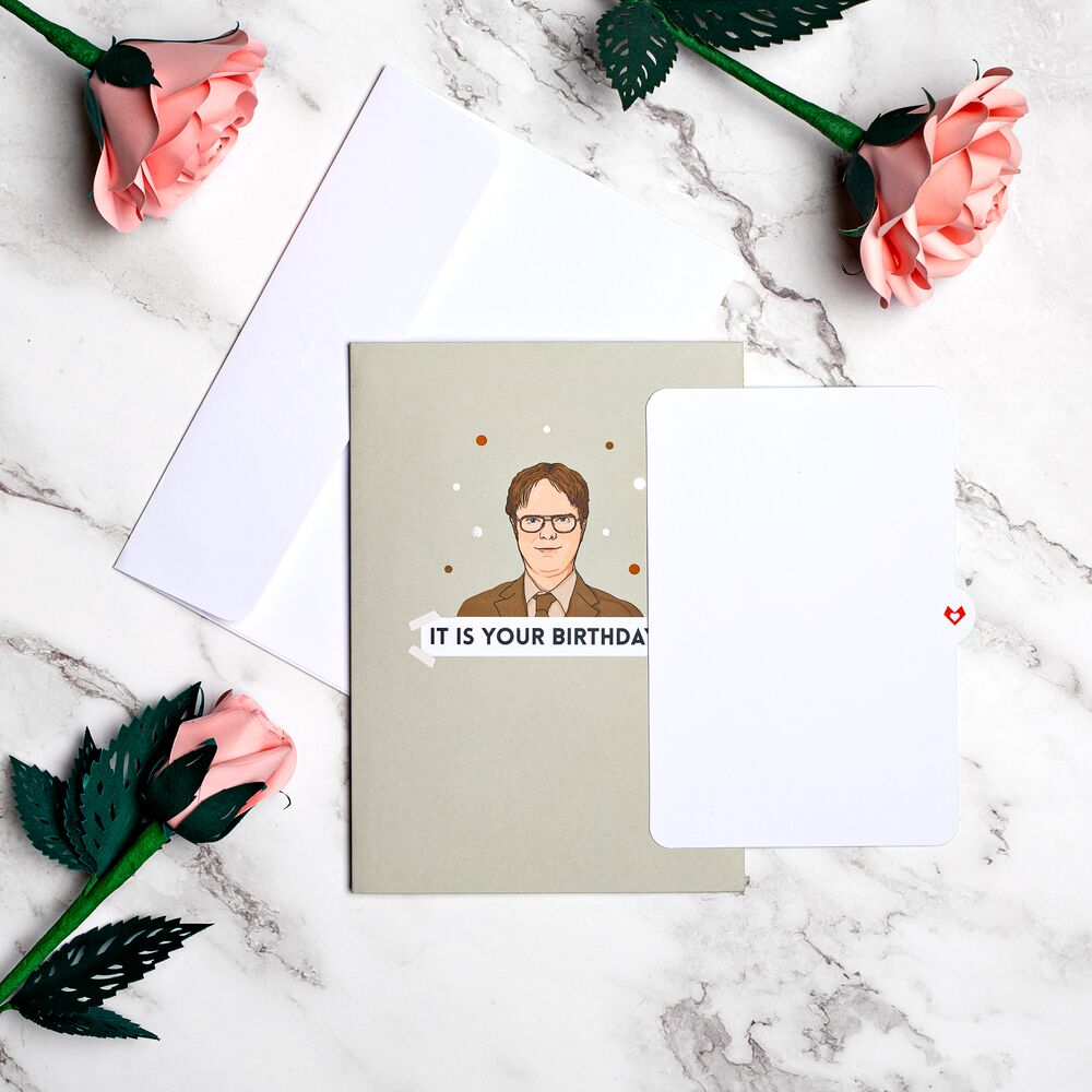 The Office It is Your Birthday Pop-Up Card、mySite、solidvoid