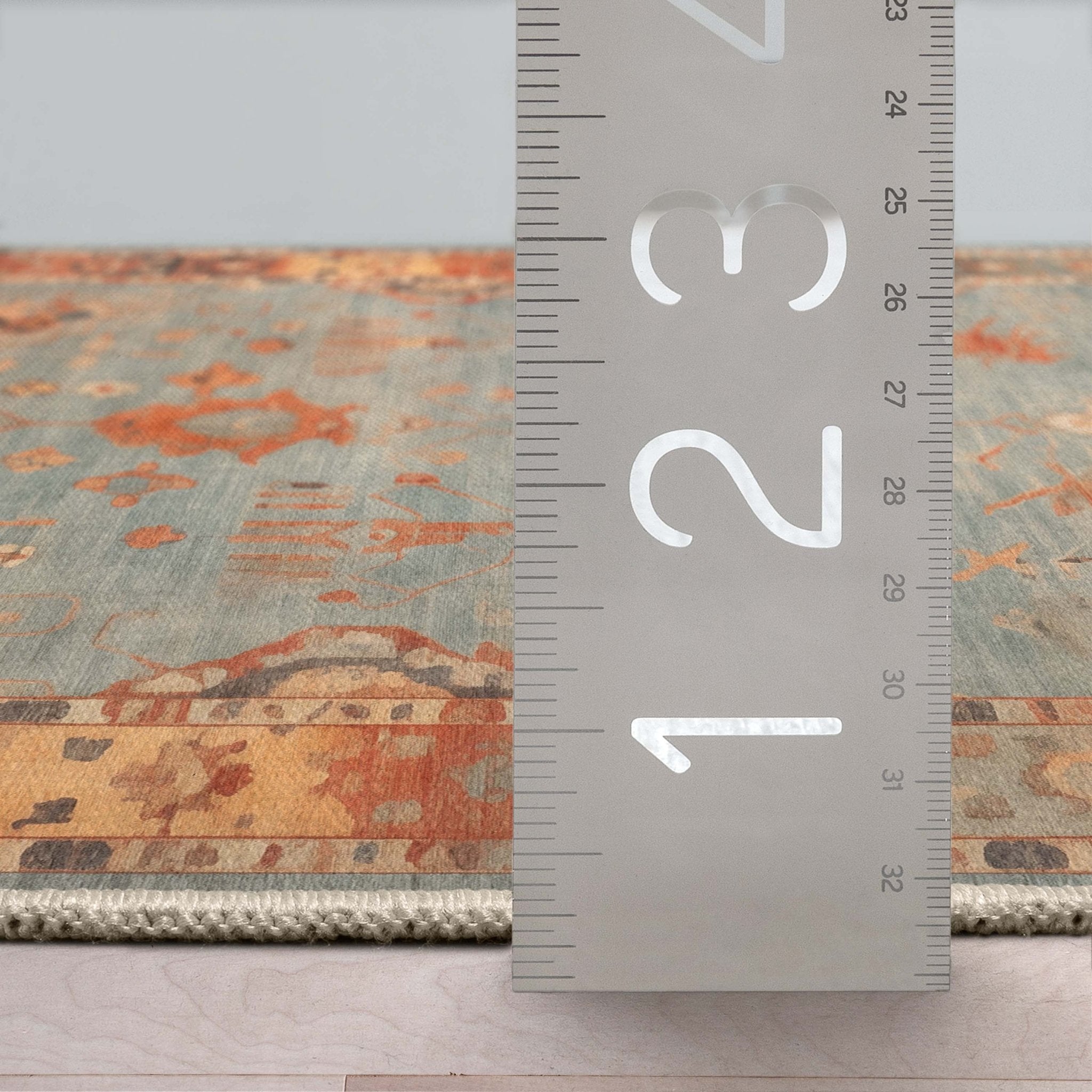 Pastel Tone On Tone - Updated Traditional Rug for Living Room Bedroom Dining Room ,Easy Clean、mySite、gigharbornorthrealestate