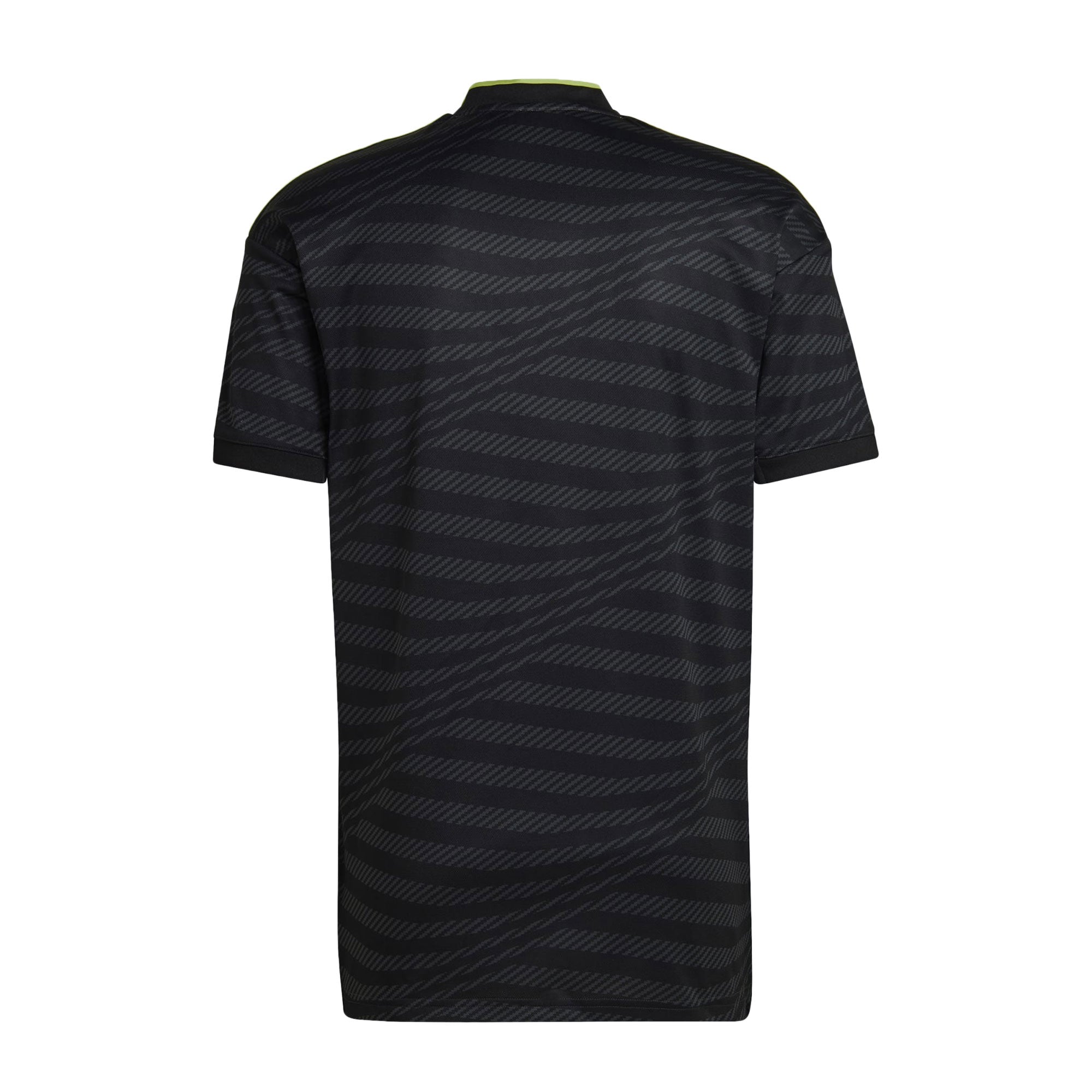 adidas Men's Real Madrid 2022/23 Third Jersey Black/Pulse Lime、mySite、noshort
