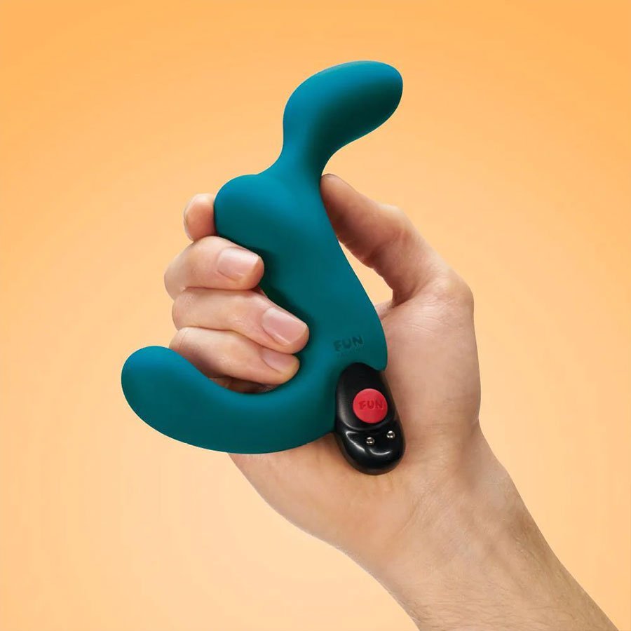 Fun Factory Duke Vibrating Silicone Prostate Massager & Anal Stimulator Navy Blue、mySite、bottomscart