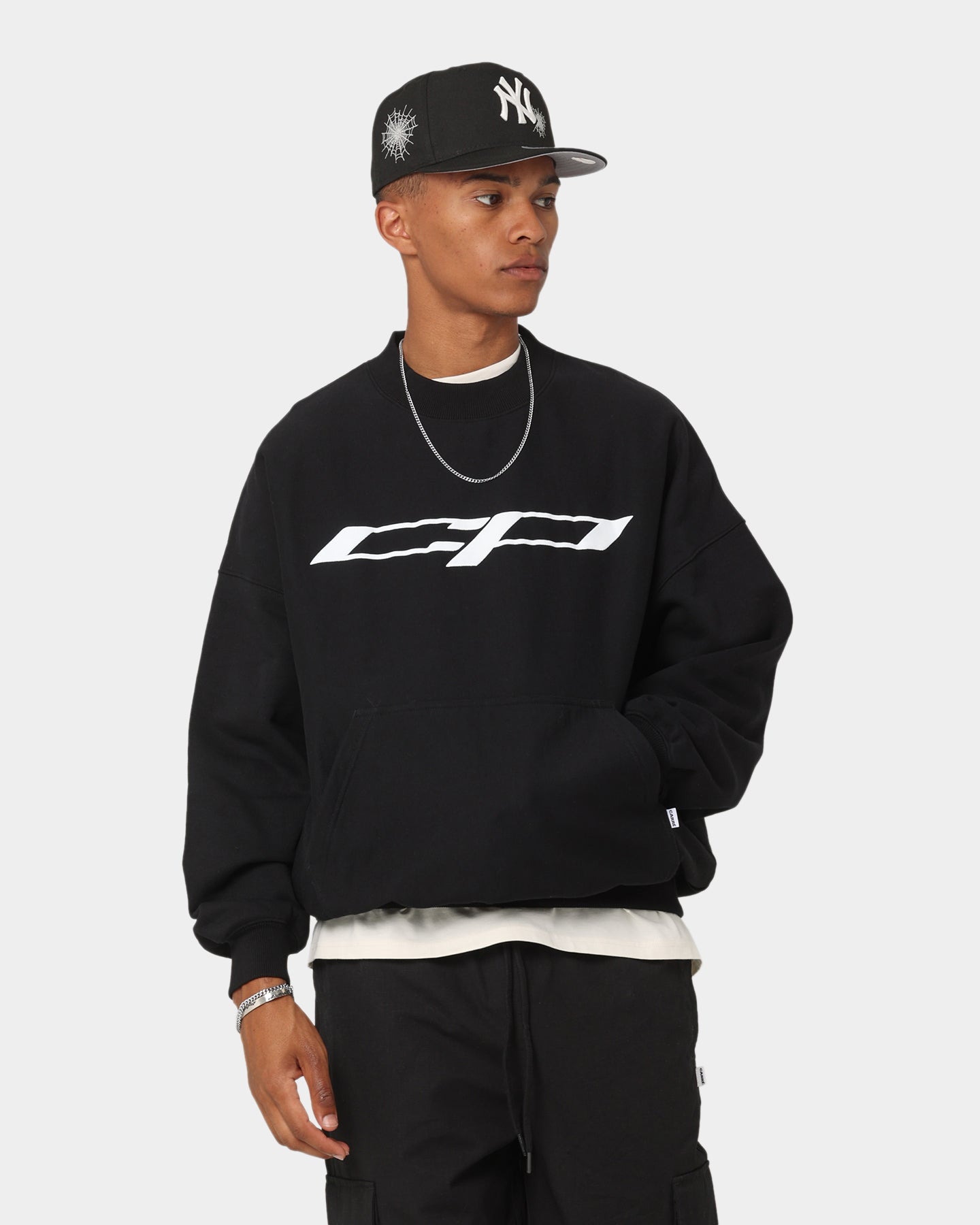 Carré CP Global Oversized Crewneck Black、mySite、zt4zffjzw