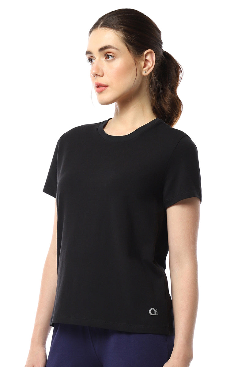  Essential Basic Cotton Tee - Jet Black、mySite、justintrudeaud