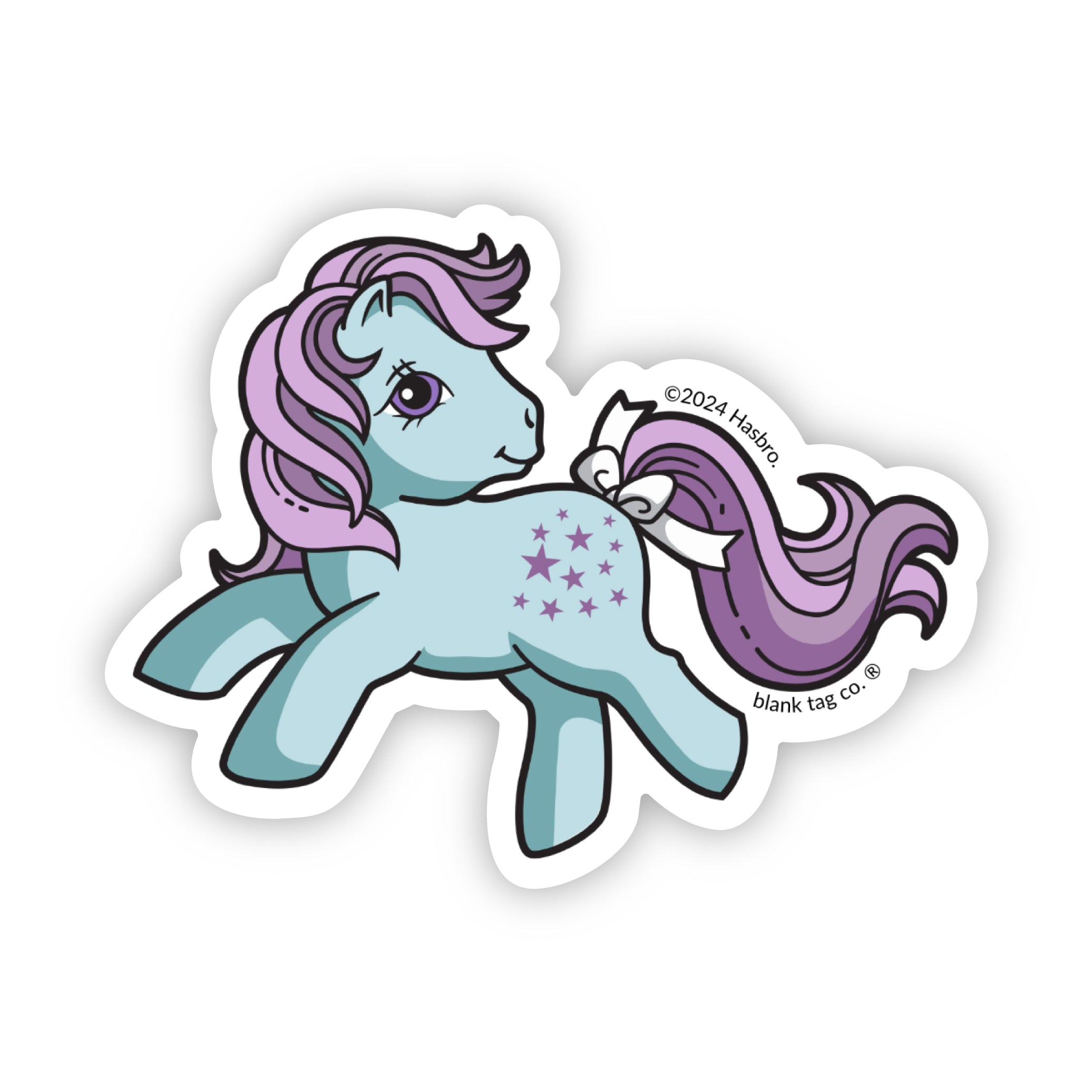  The My Little Pony Blue Belle Vinyl Sticker Decal、mySite、ghnorth