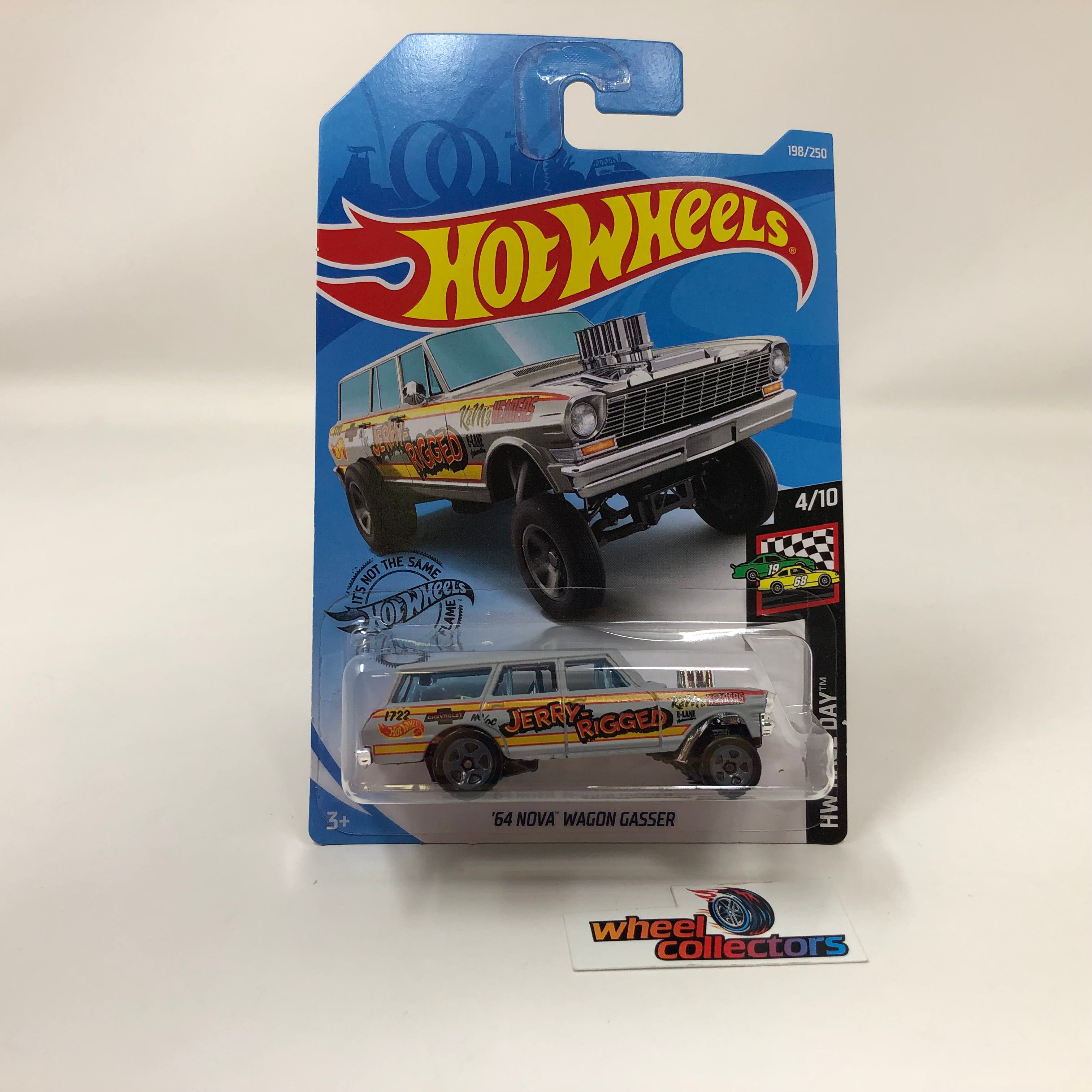 '64 Nova Wagon Gasser #198 * Grey * 2019 Hot Wheels International、mySite、hgirdovlk