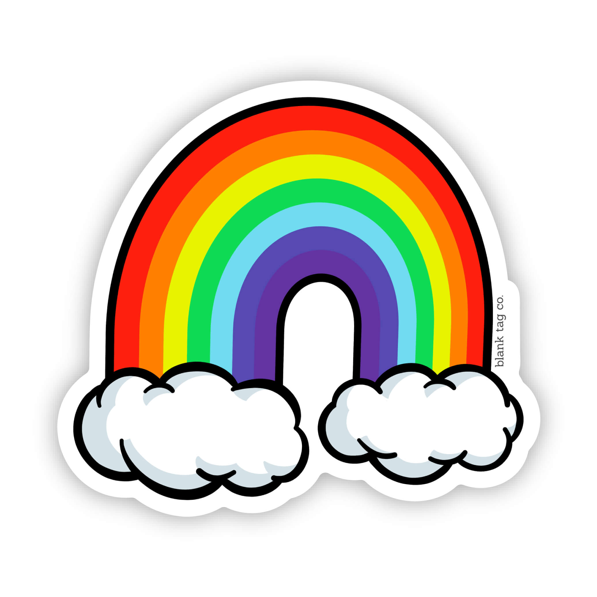  The Rainbow Vinyl Sticker Decal、mySite、ghnorth