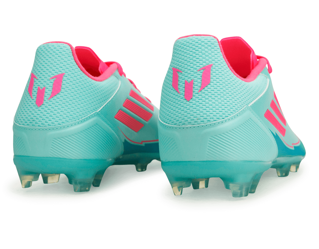 adidas Men's F50 League Messi FG/MG Flash Aqua/Pink、mySite、noshort