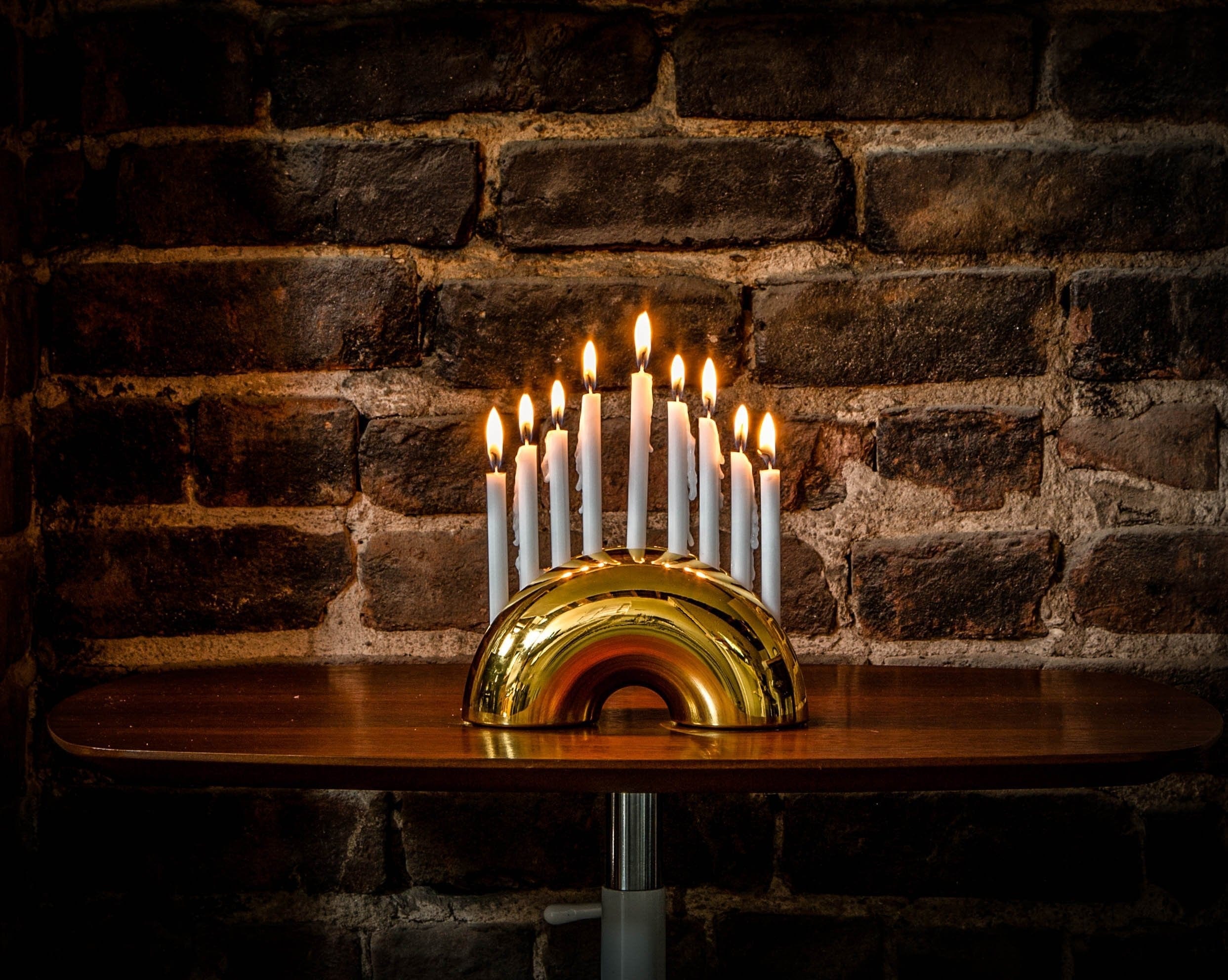 Nosh Menorah - Brass、mySite、topwebapps