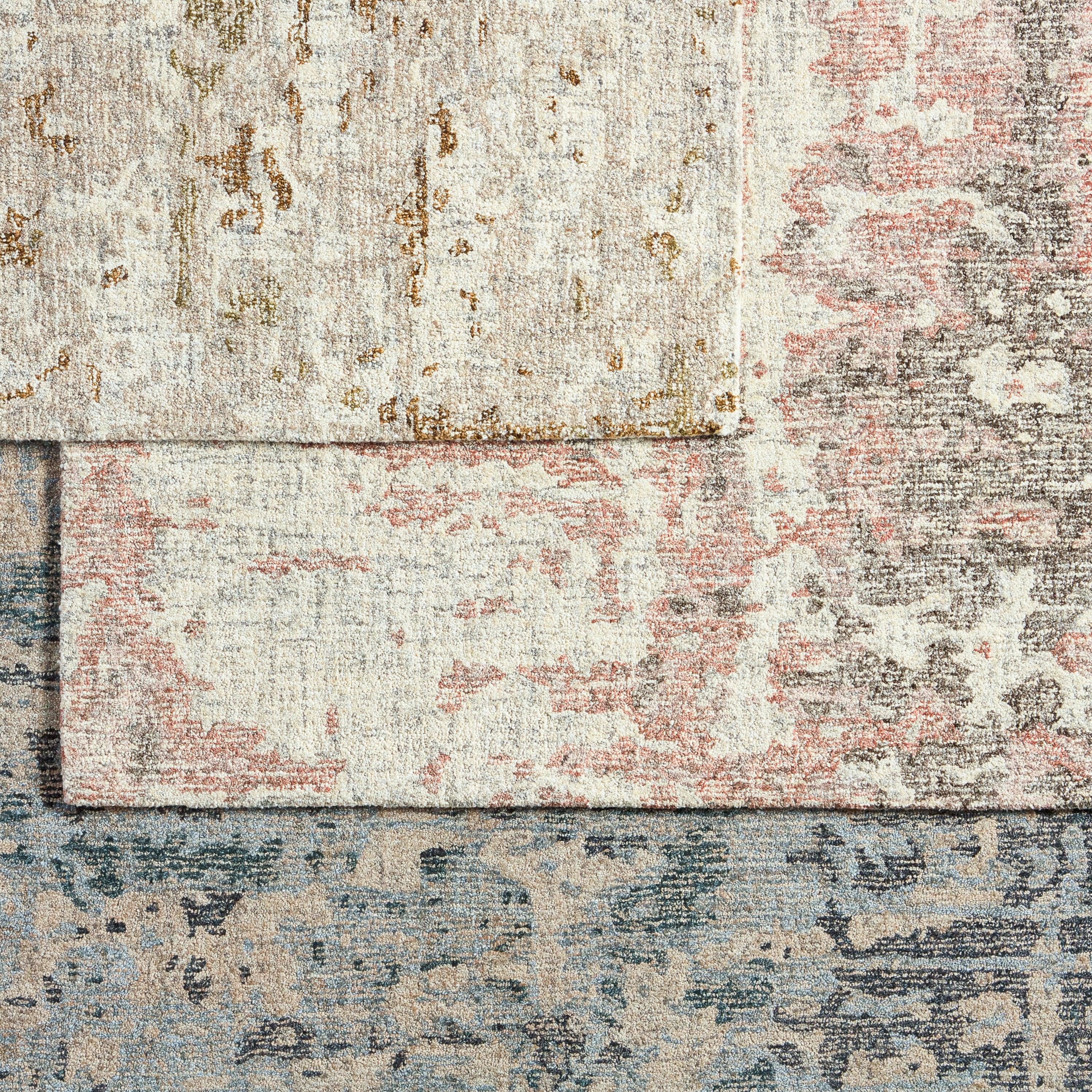 Absolon Handmade Abstract Rust Taupe Area Rug、mySite、gigharbornorthrealestate