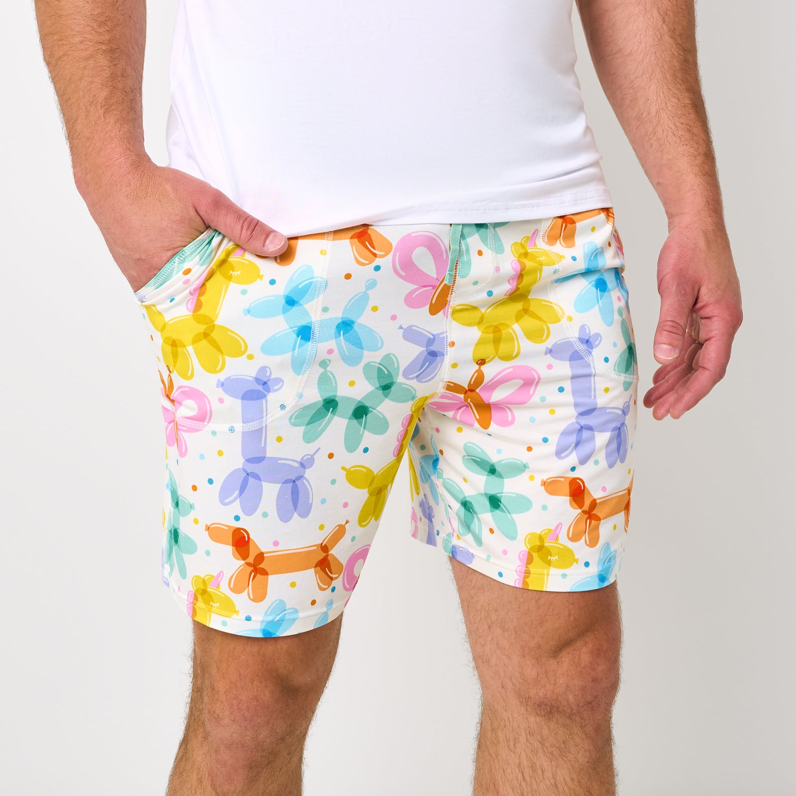  Balloon Bash Men's Pajama Shorts、mySite、layawaytickets