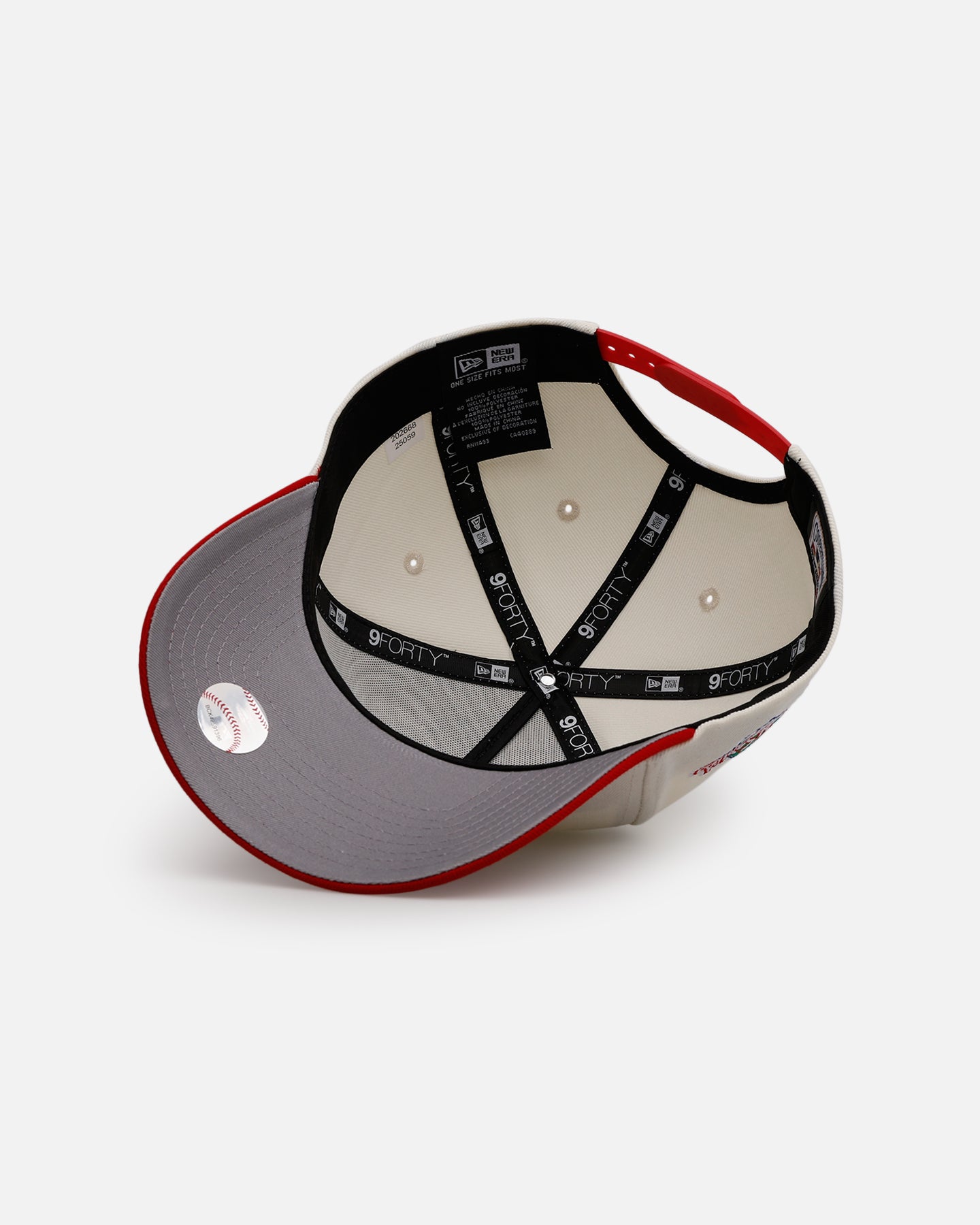 New Era Cincinnati Reds 'Team Color Visor' 9FORTY A-Frame Snapback Chrome/Official Team Color、mySite、zt4zffjzw