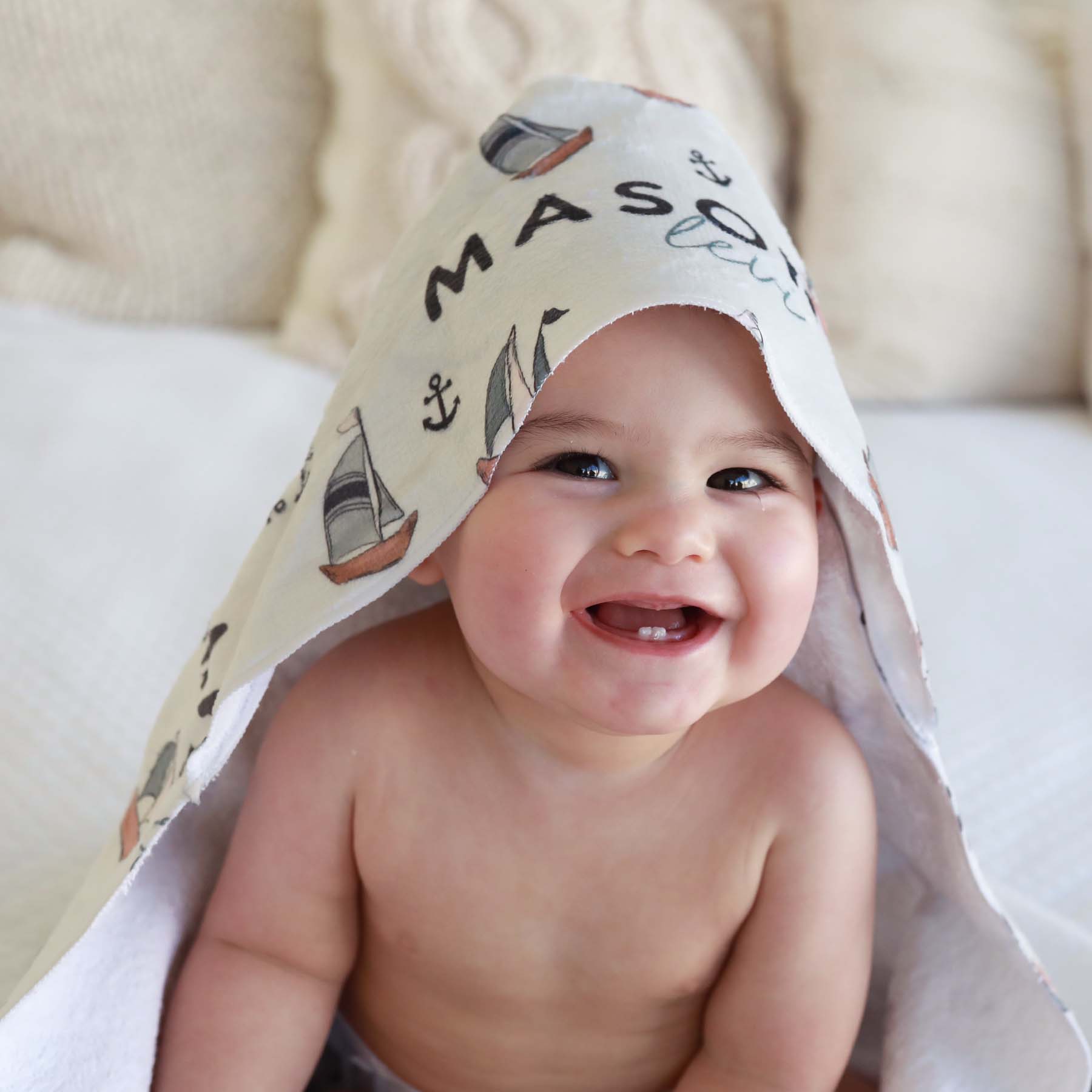  Personalized Hooded Towel | Set Sail、mySite、layawaytickets