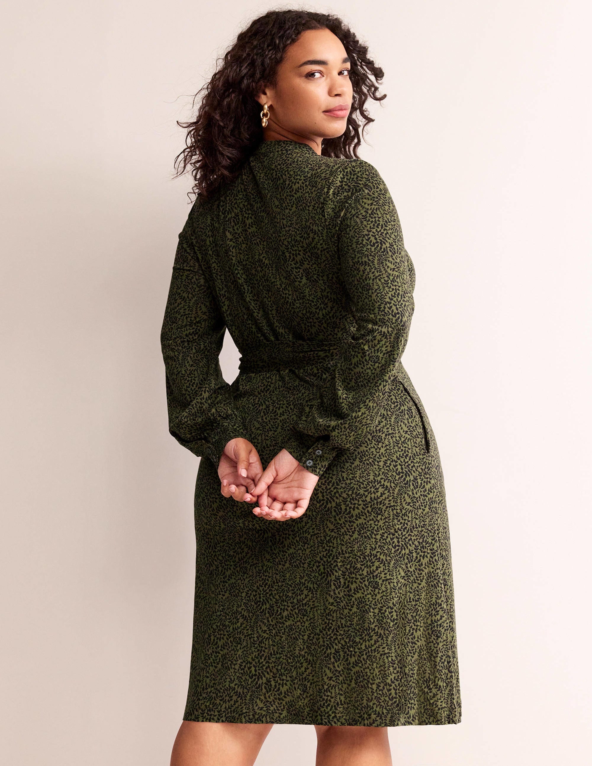  Julia Jersey Shirt Dress-Spruce, Pome Sprig、mySite、ashleygrahame