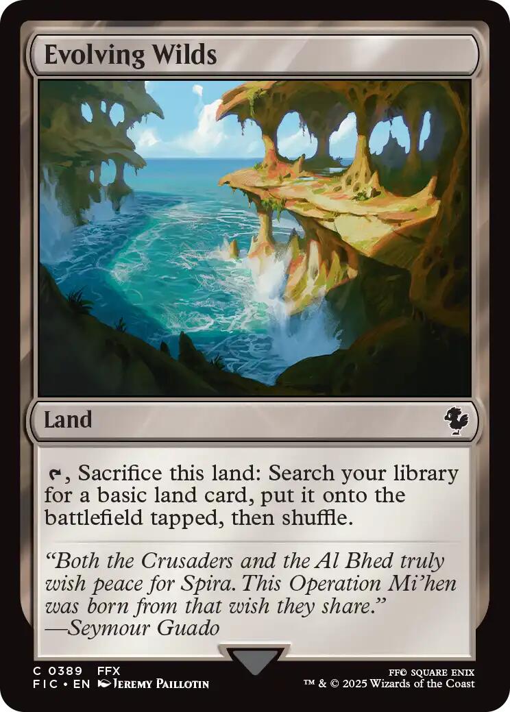 Evolving Wilds (Surge Foil) FINAL FANTASY Commander、mySite、waistdrama