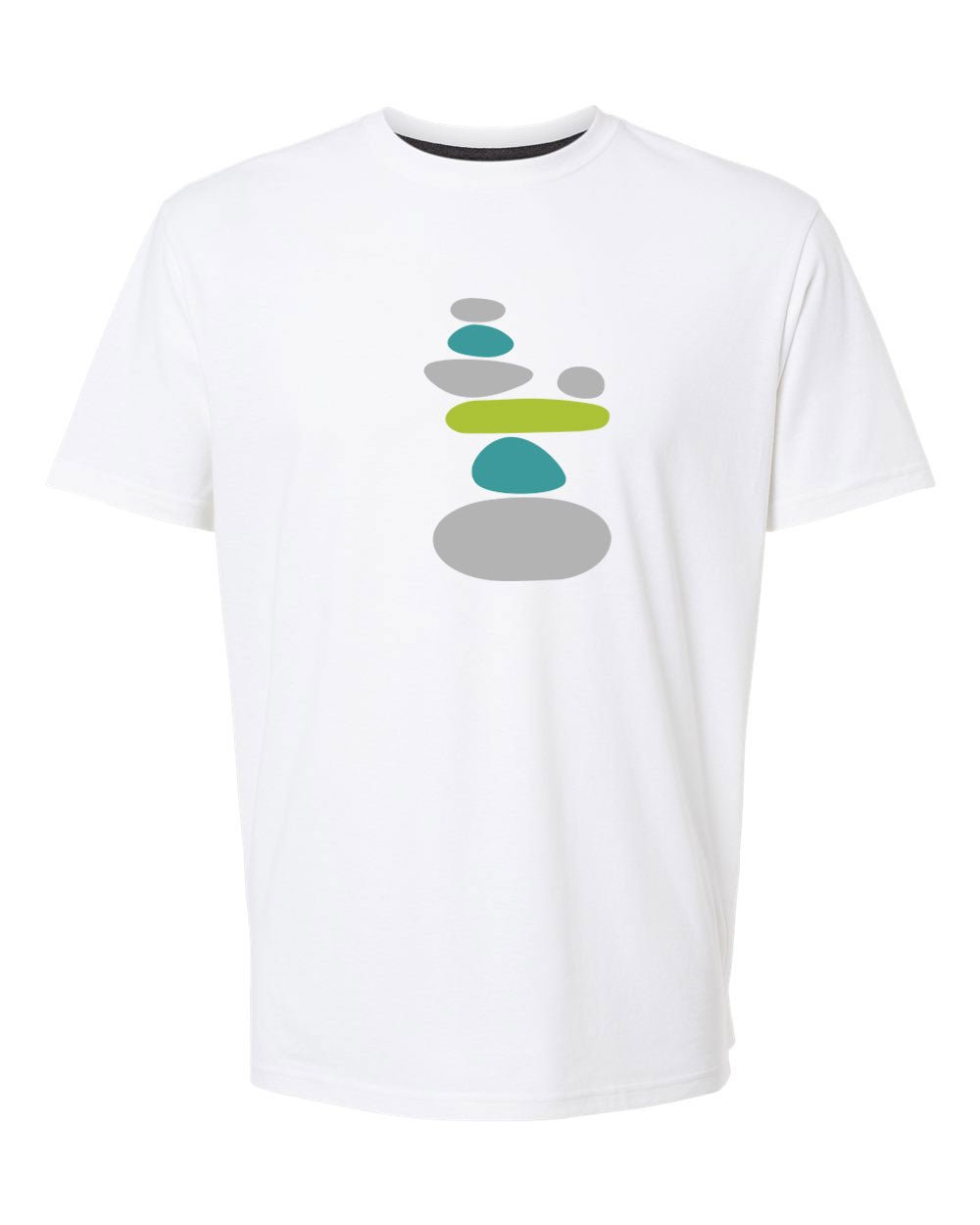 Eco-Zen Cairn Rocks Men's T-Shirt、mySite、topwebapps