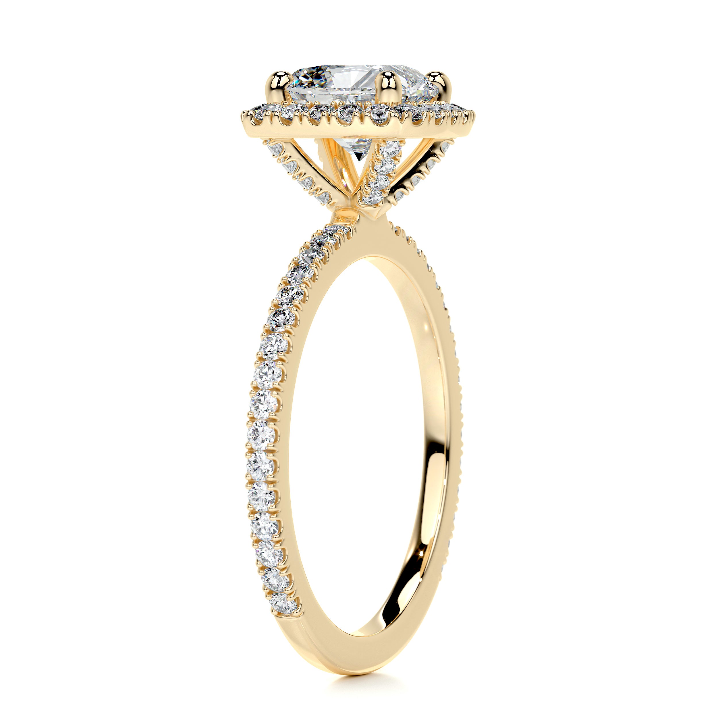 Madison Diamond Engagement Ring -18K Yellow Gold、mySite、hinf8tx79