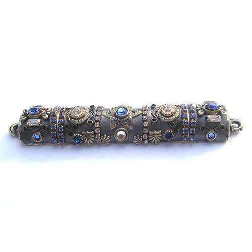 Michal Golan Blue Swarovski Crystal Mezuzah、mySite、topwebapps