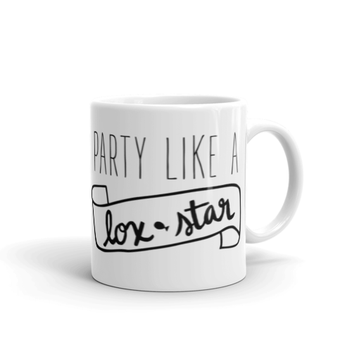 Party Like a Lox Star Mug、mySite、topwebapps