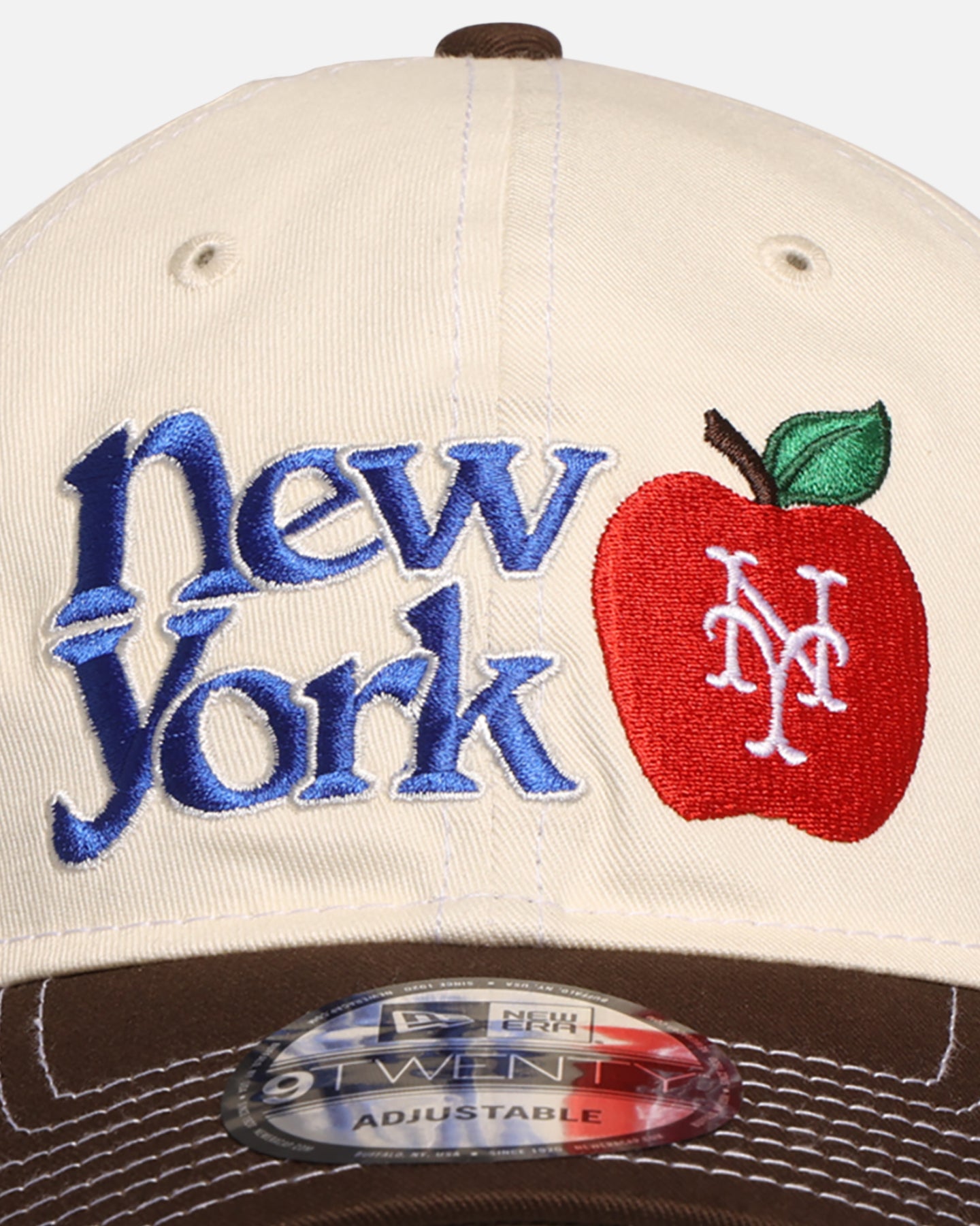 New Era New York Yankees ' Big Apple' 9TWENTY Strapback White/Navy、mySite、zt4zffjzw