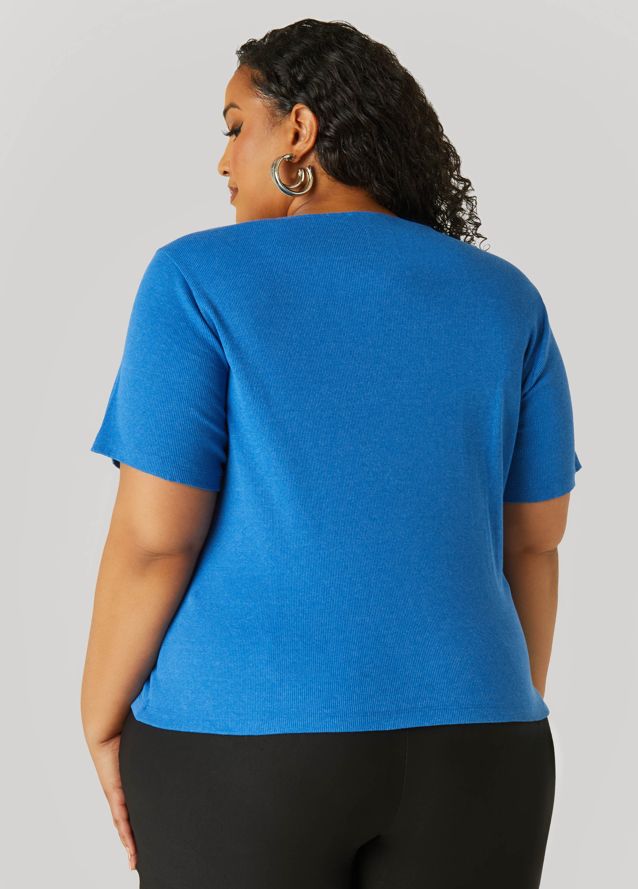 Crystal Keyhole Ribbed Top、mySite、bengalsvssteelers