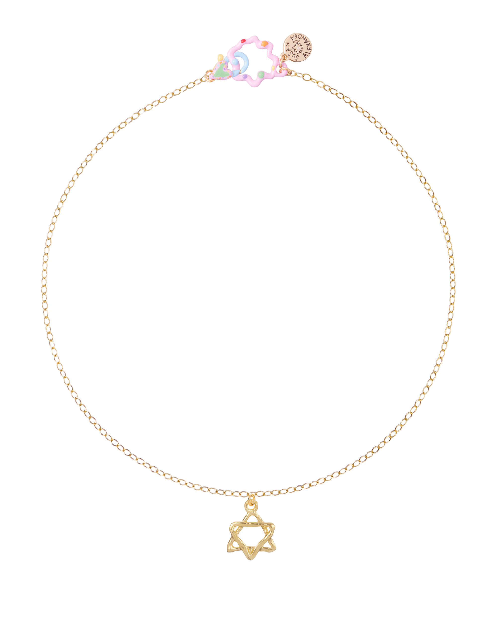 Star of David Prayer Necklace by Susan Alexandra - Bronze、mySite、topwebapps