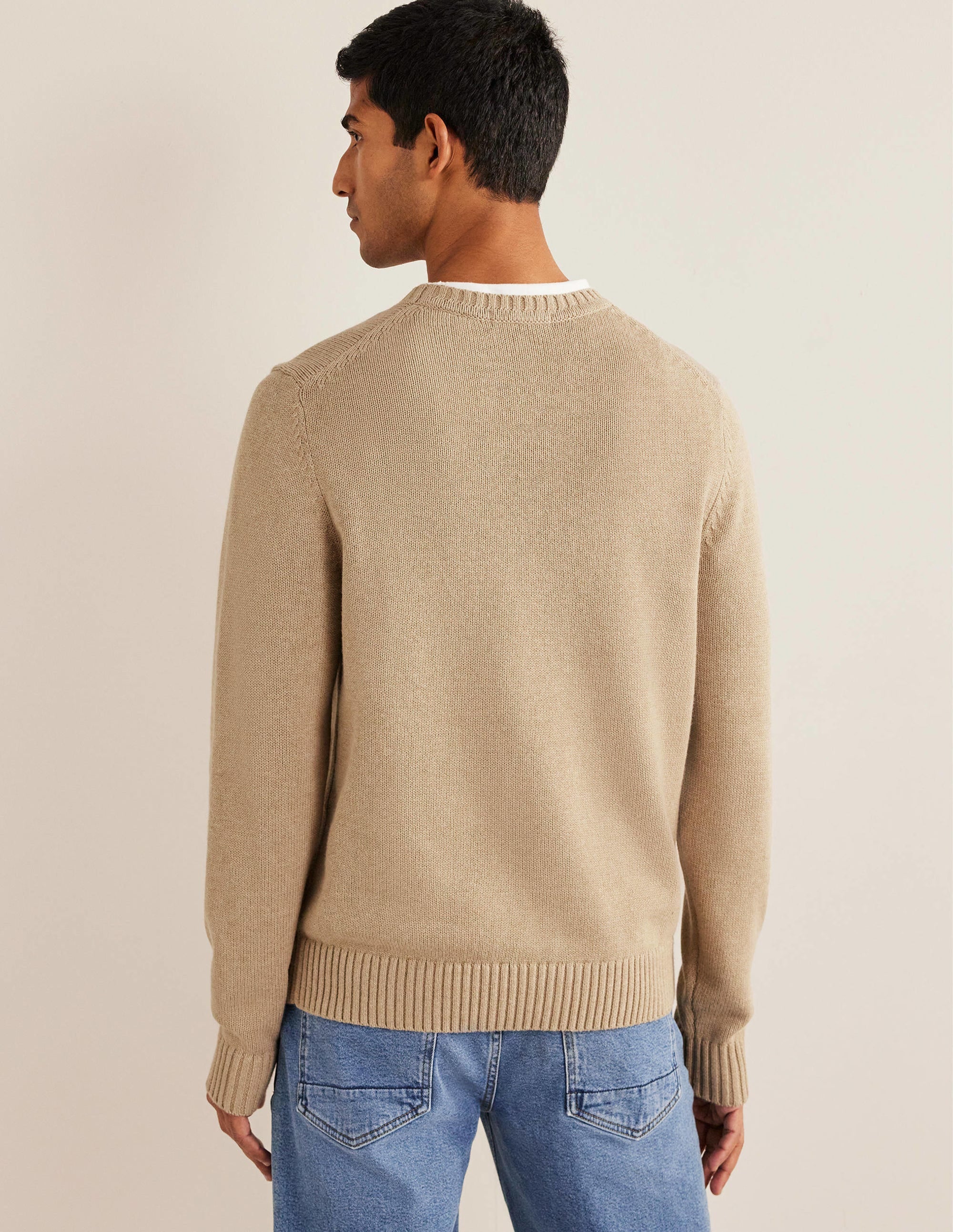  Chunky Cotton Cashmere Crew-Stone、mySite、ashleygrahame