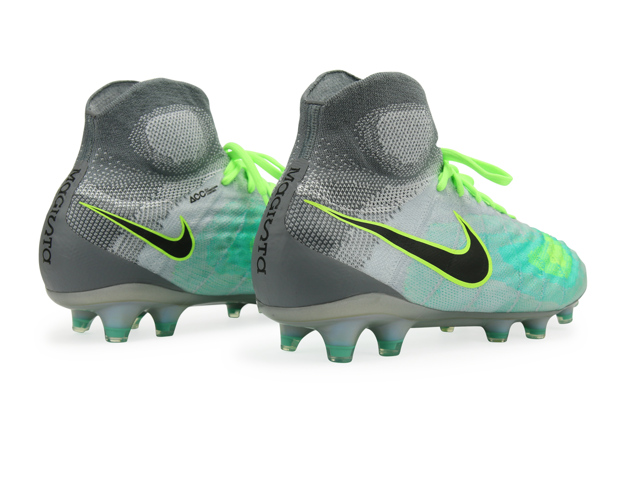 Nike Men's Magista Obra II FG Pure Platinum/Black/Ghost Green、mySite、noshort
