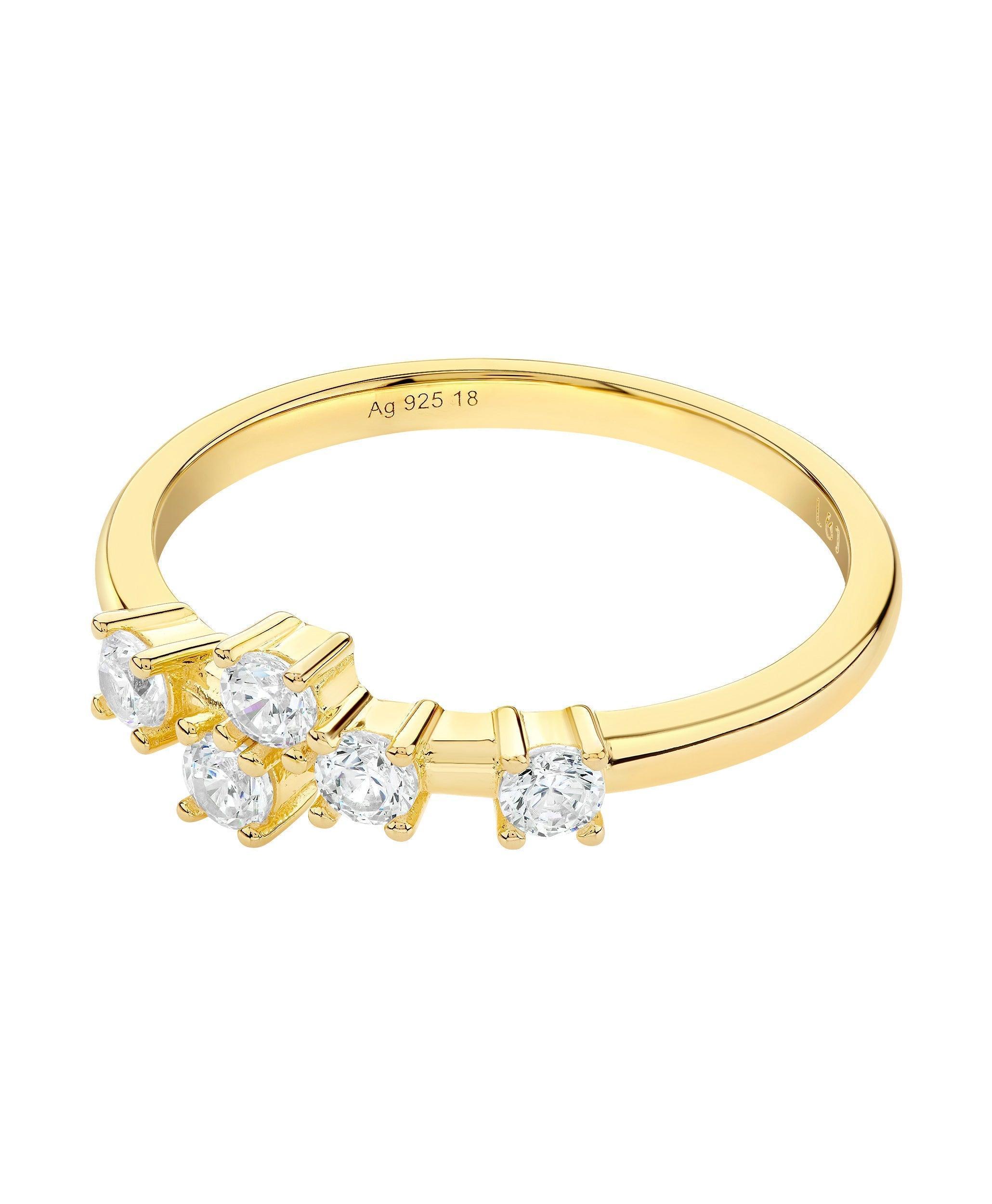 Lova Ring White 18ct Gold Plated、mySite、botmansion