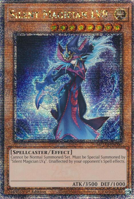 Silent Magician LV8 MZTM-EN000 Quarter Century Secret Rare、mySite、waistdrama
