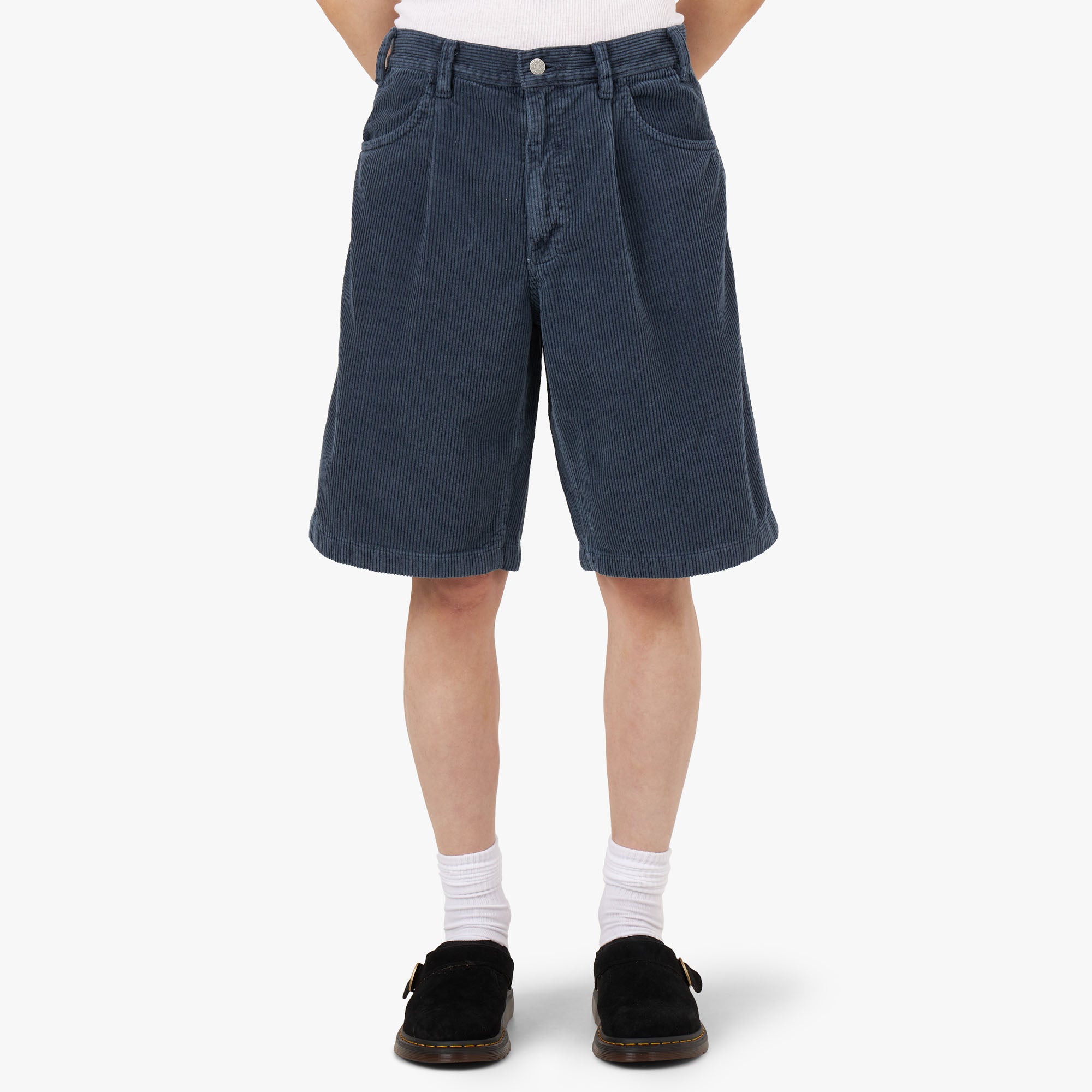  thisisneverthat Overdyed Corduroy Shorts / Off White、mySite、merchandisen