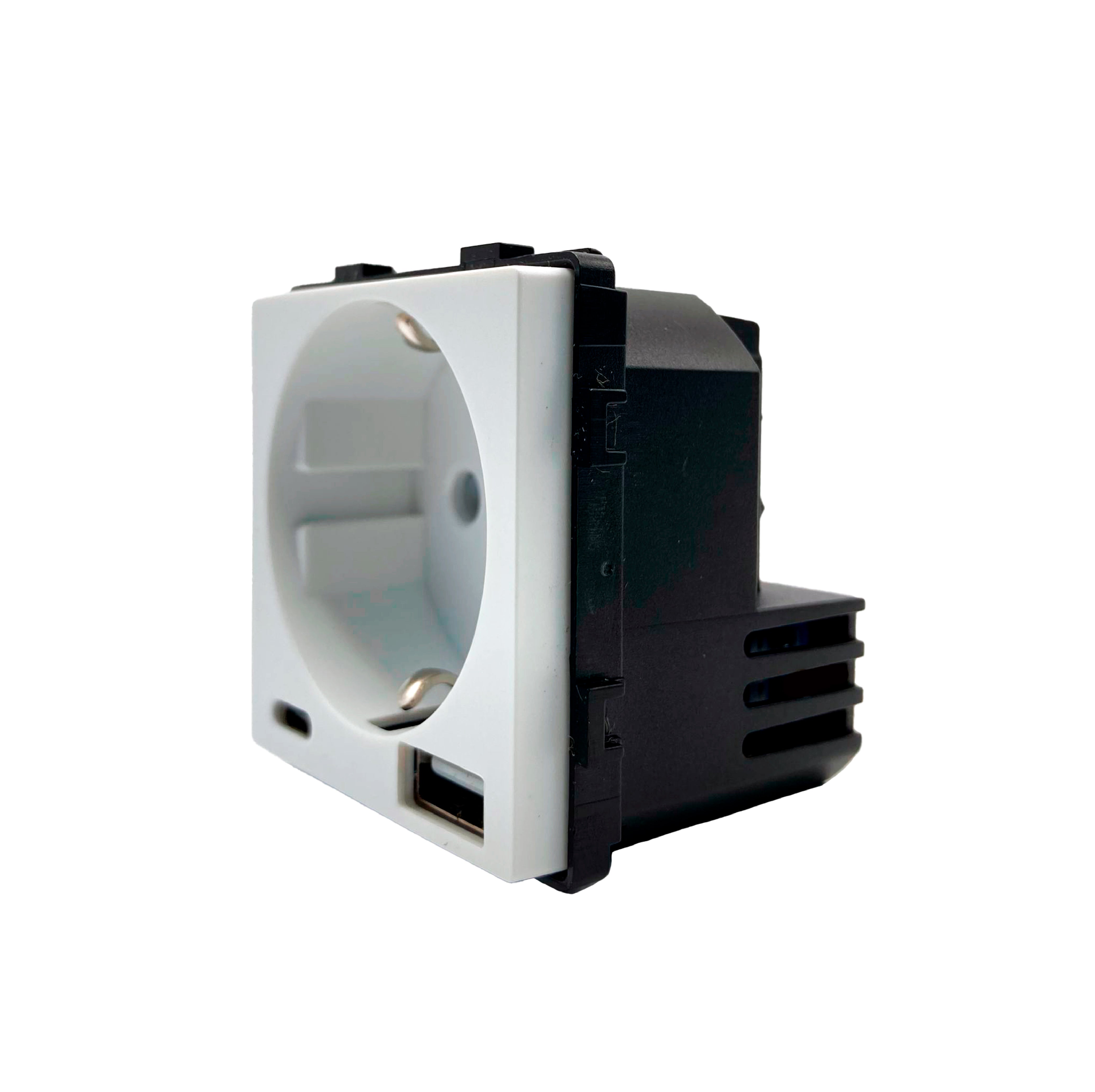 Smartify vPRO Módulo Tomada c/ USB-C e USB-A Branco - SYPMTUENOBR、mySite、fannypackpong