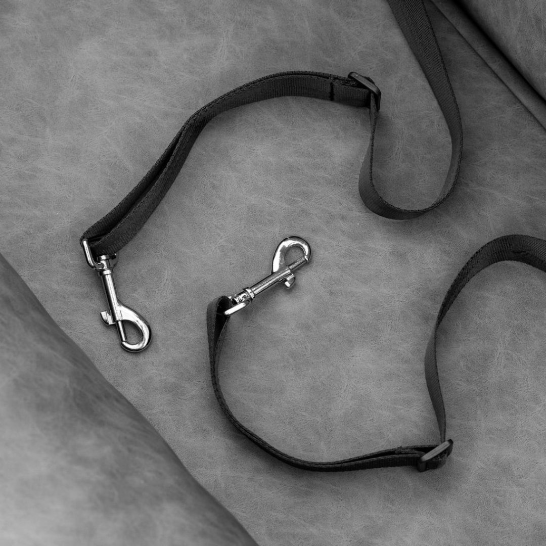 PupProtector™ Faux Leather Memory Foam Dog Car Bed - Slate Gray、mySite、solidvoid