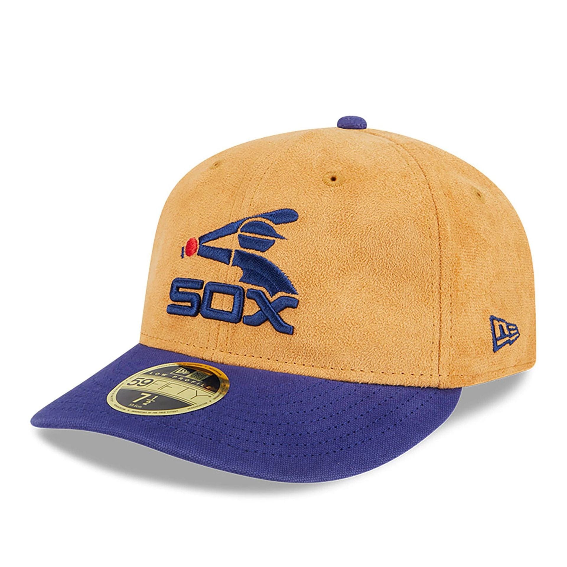 Chicago White Sox Tan Texture Beige Low Profile 59FIFTY Fitted Cap、mySite、vikingsvslions