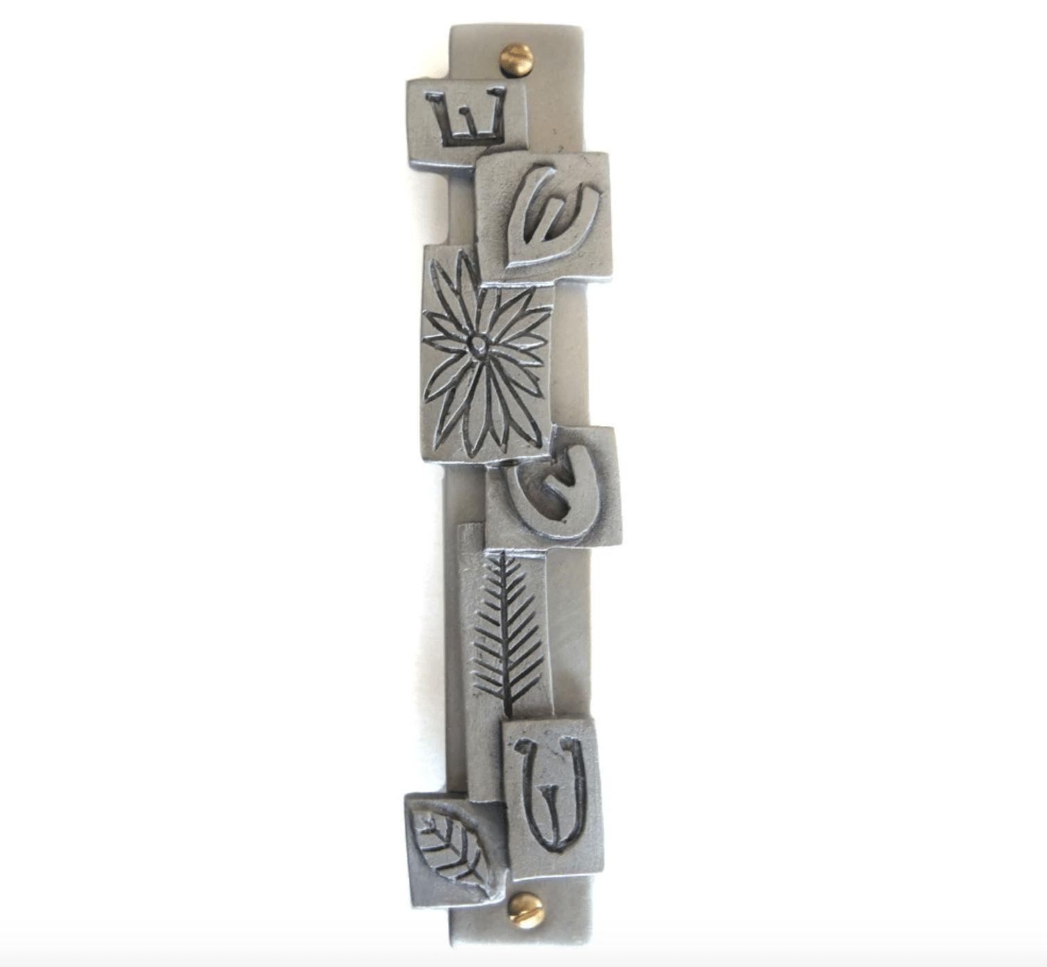 Shin Mosaic Mezuzah by Emily Rosenfeld、mySite、topwebapps