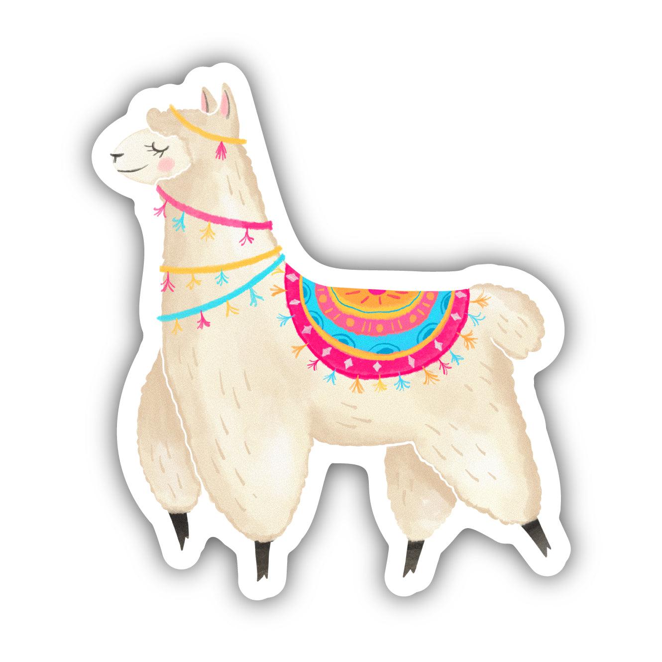  Cute Llama Sticker、mySite、ghnorth