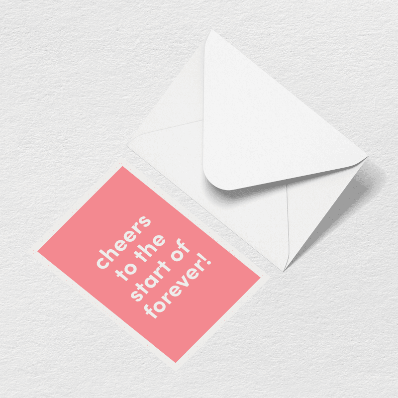 Happy Engagement Greeting Card、mySite、solidvoid