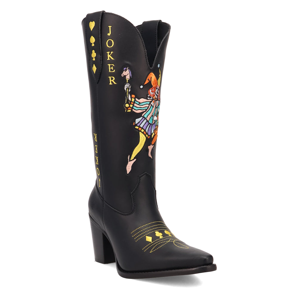 Joker Graphic Snip Toe Cowboy Boots、mySite、gtrtttuynbv